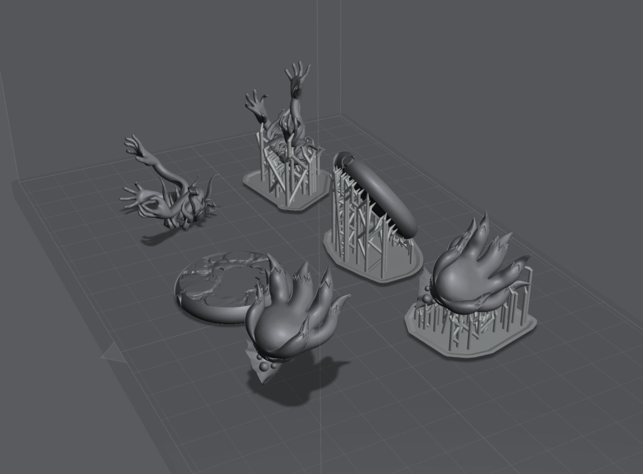 Misdreavus presupported 3D print model 3D print model_9