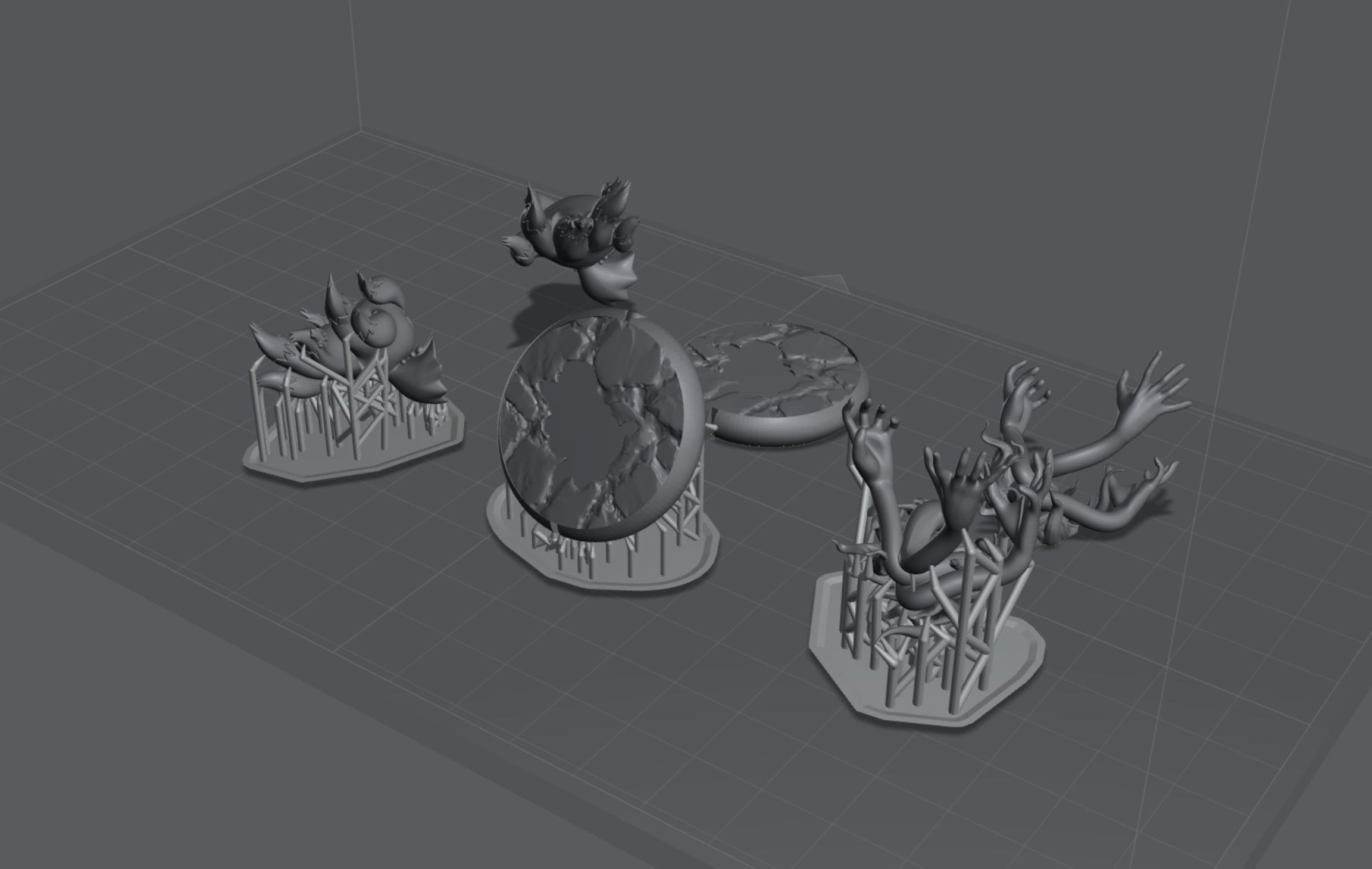 Misdreavus presupported 3D print model 3D print model_10