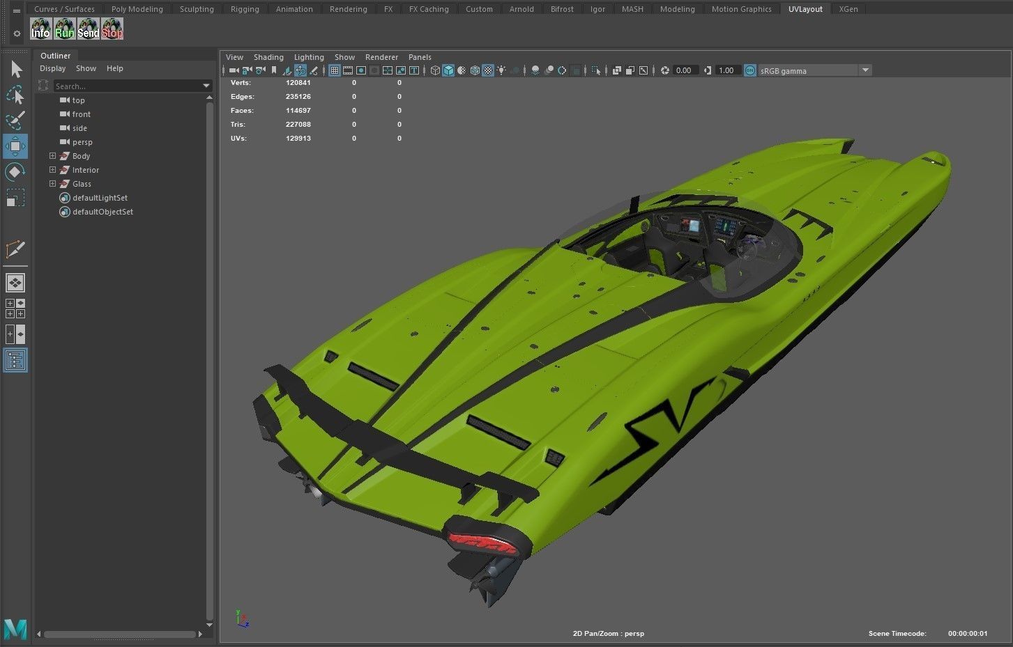 Superveloce speedboat 3D model_16
