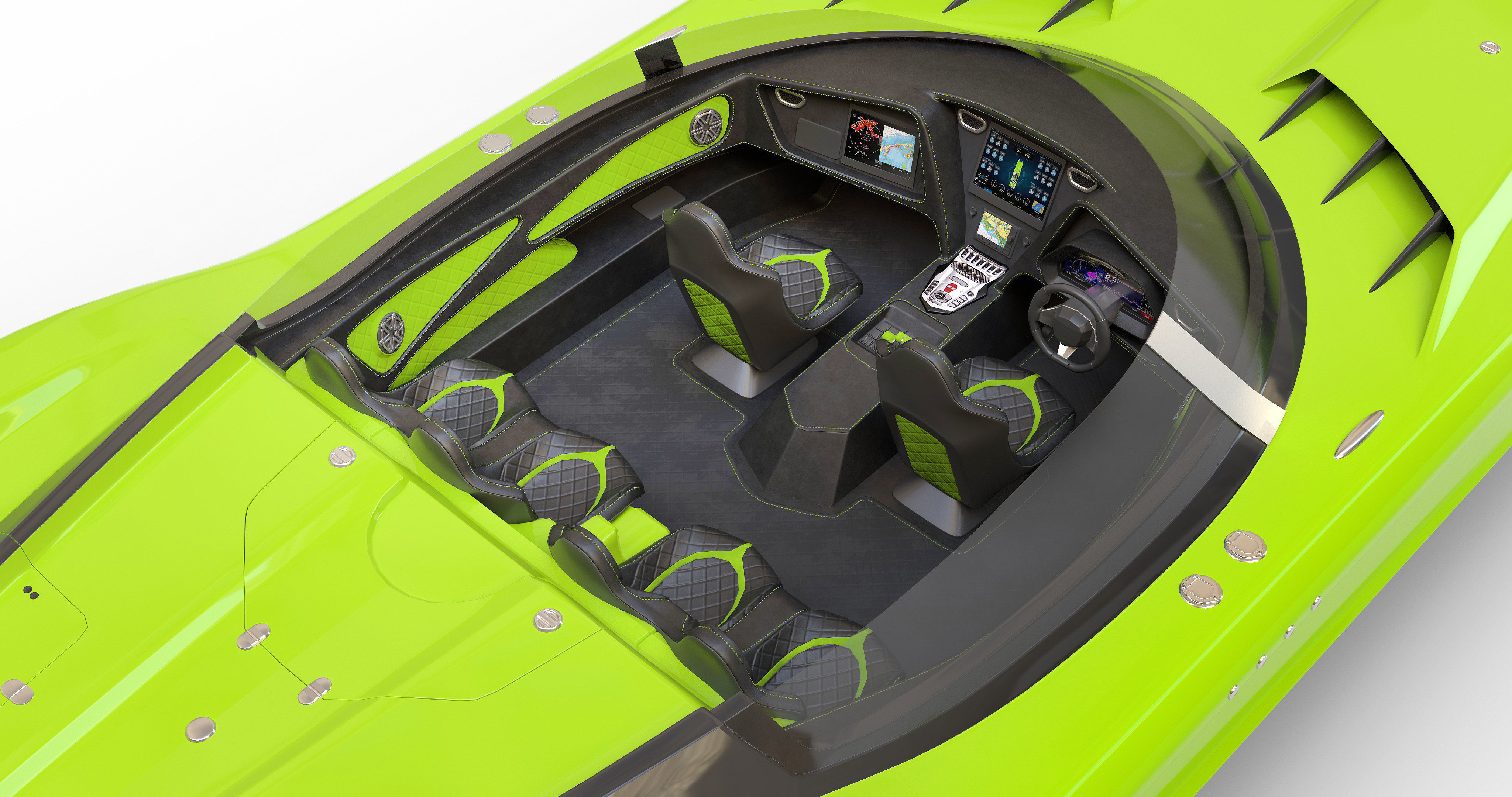 Superveloce speedboat 3D model_1