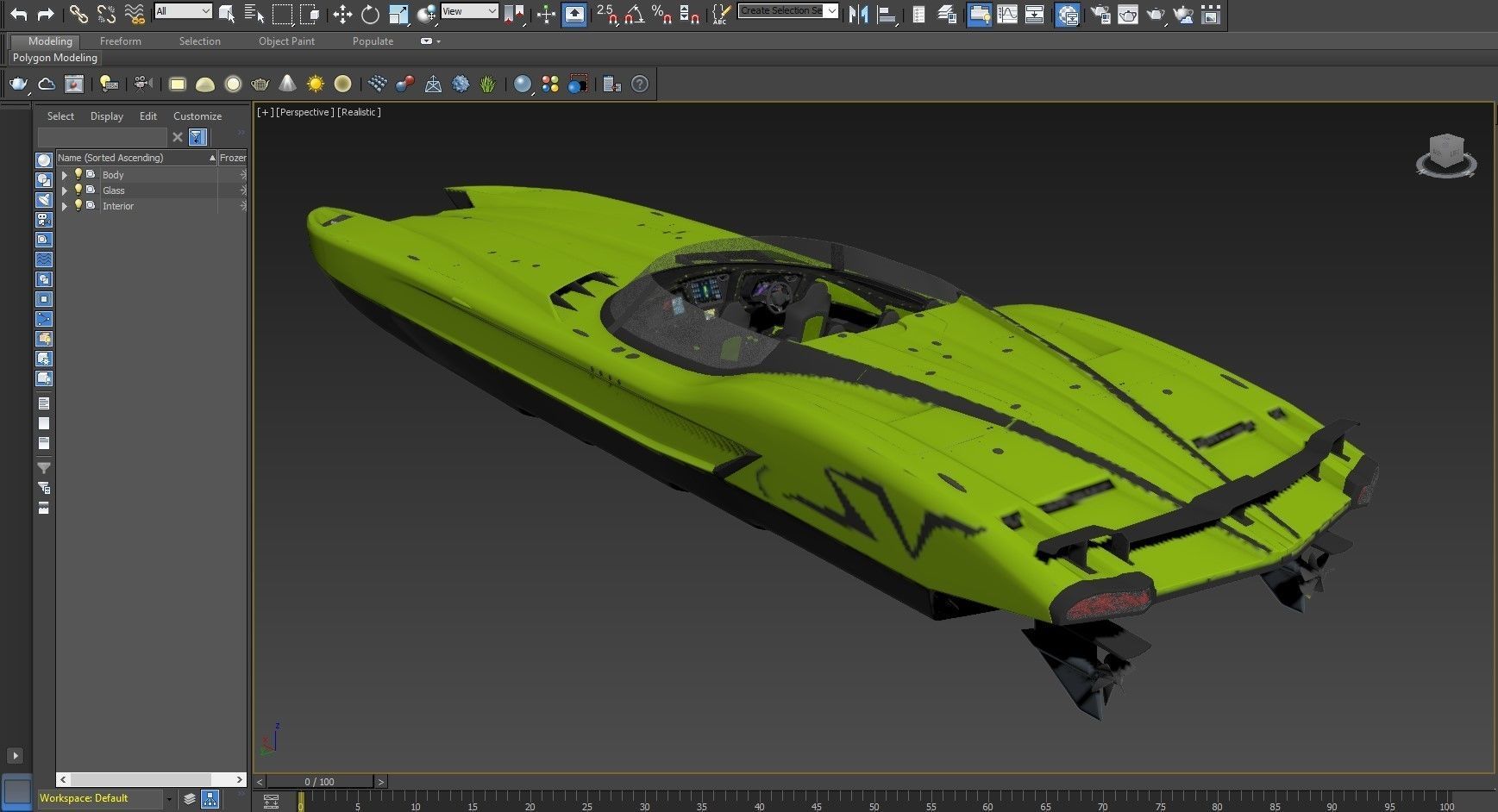 Superveloce speedboat 3D model_14