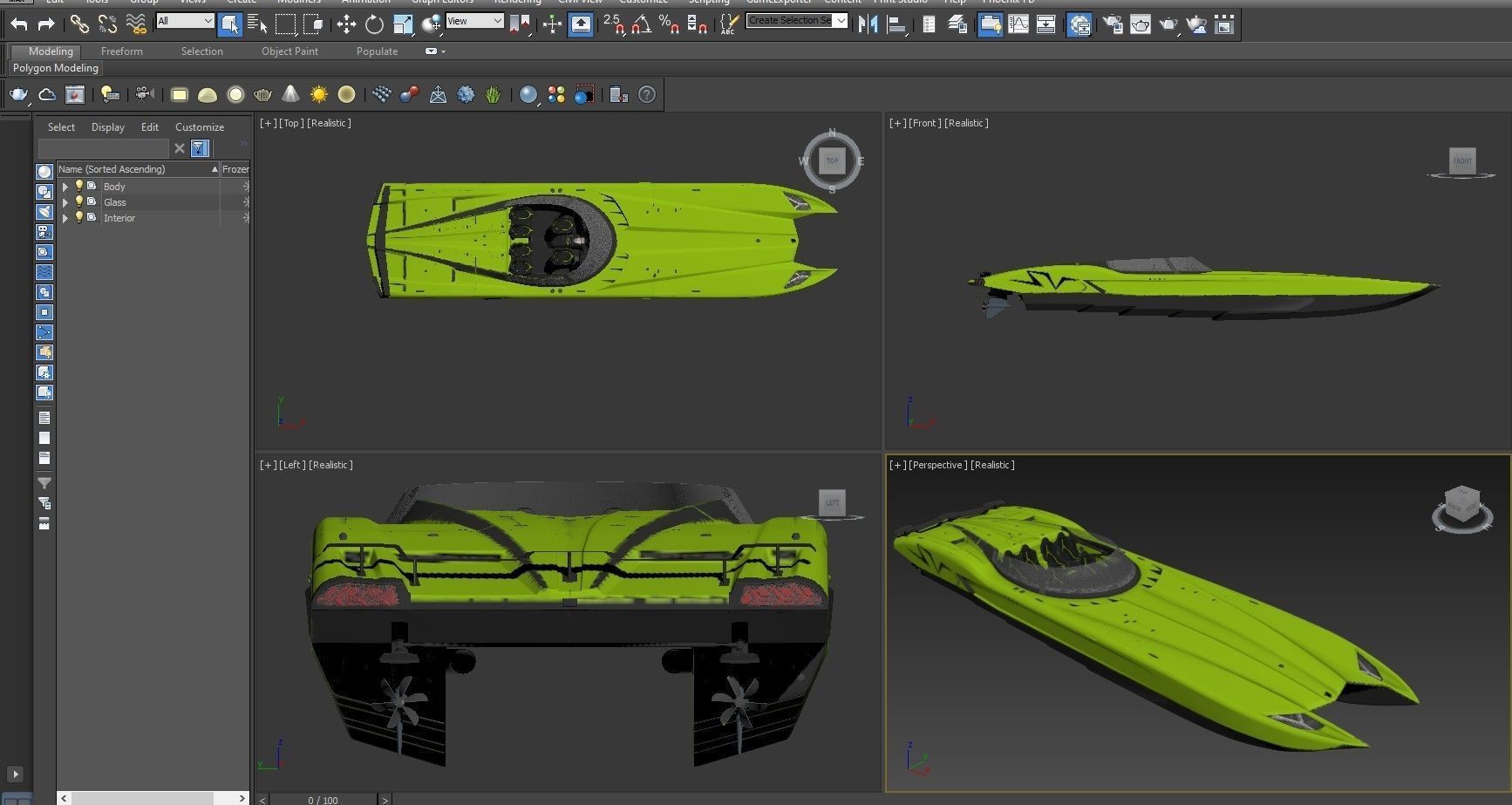 Superveloce speedboat 3D model_13