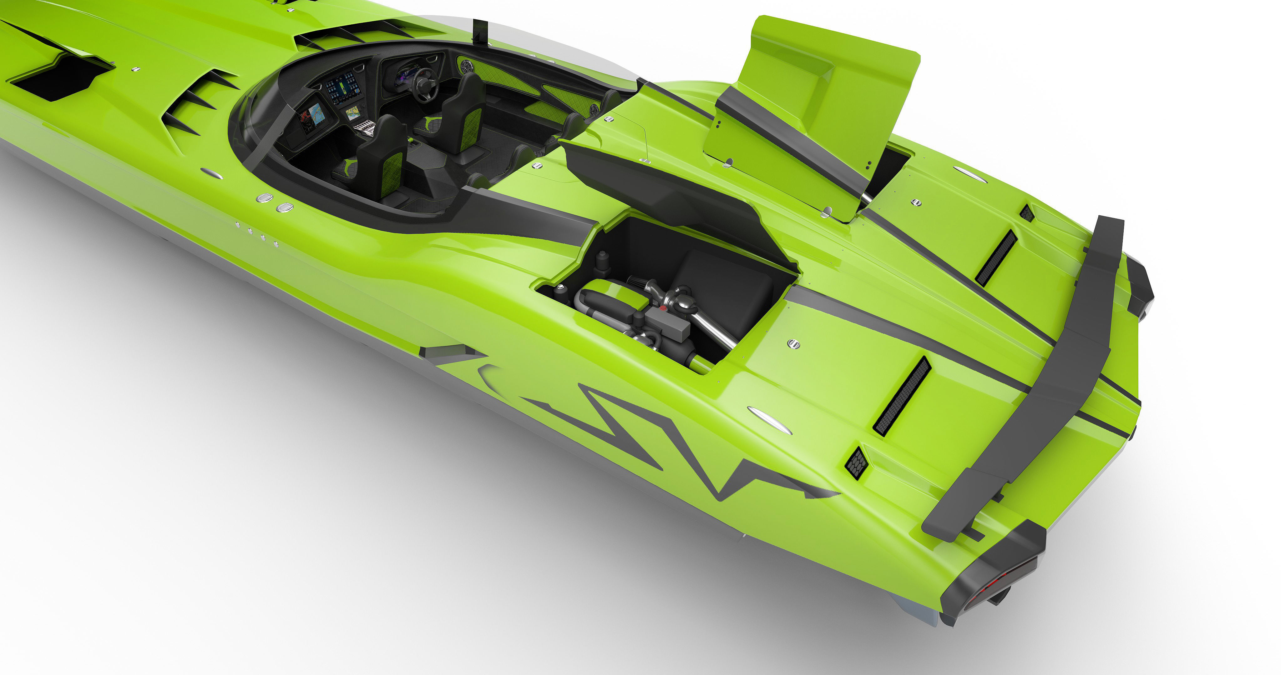 Superveloce speedboat 3D model_3