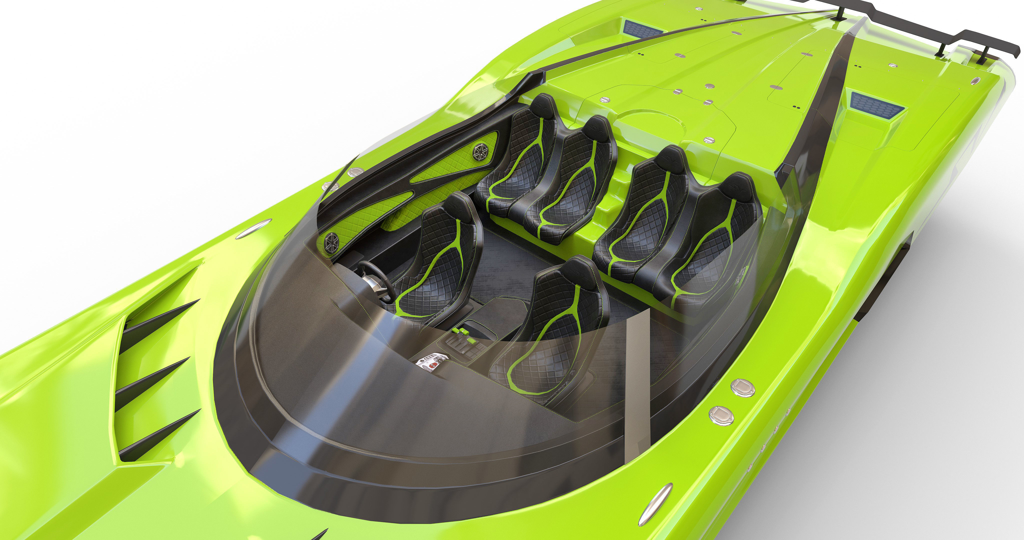 Superveloce speedboat 3D model_4