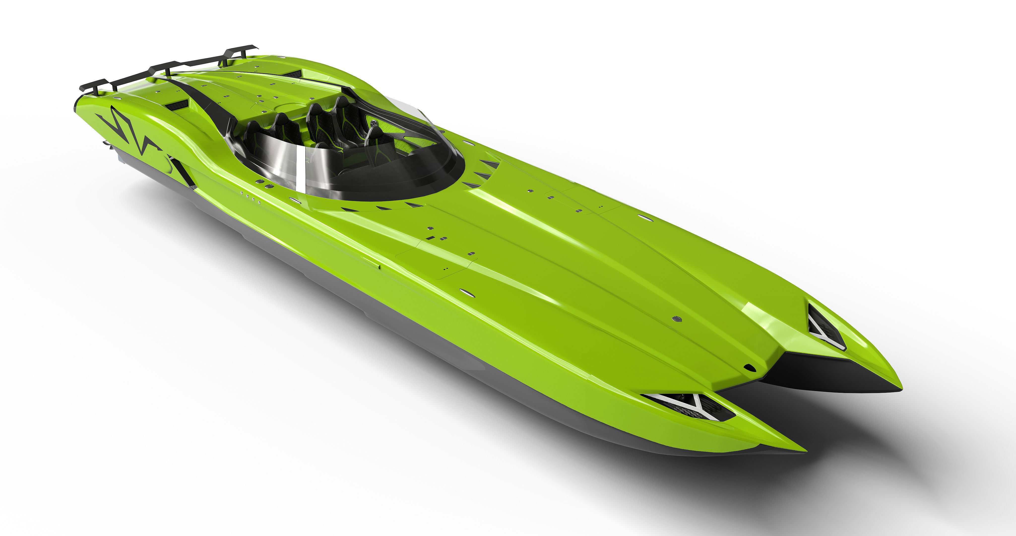Superveloce speedboat 3D model_2