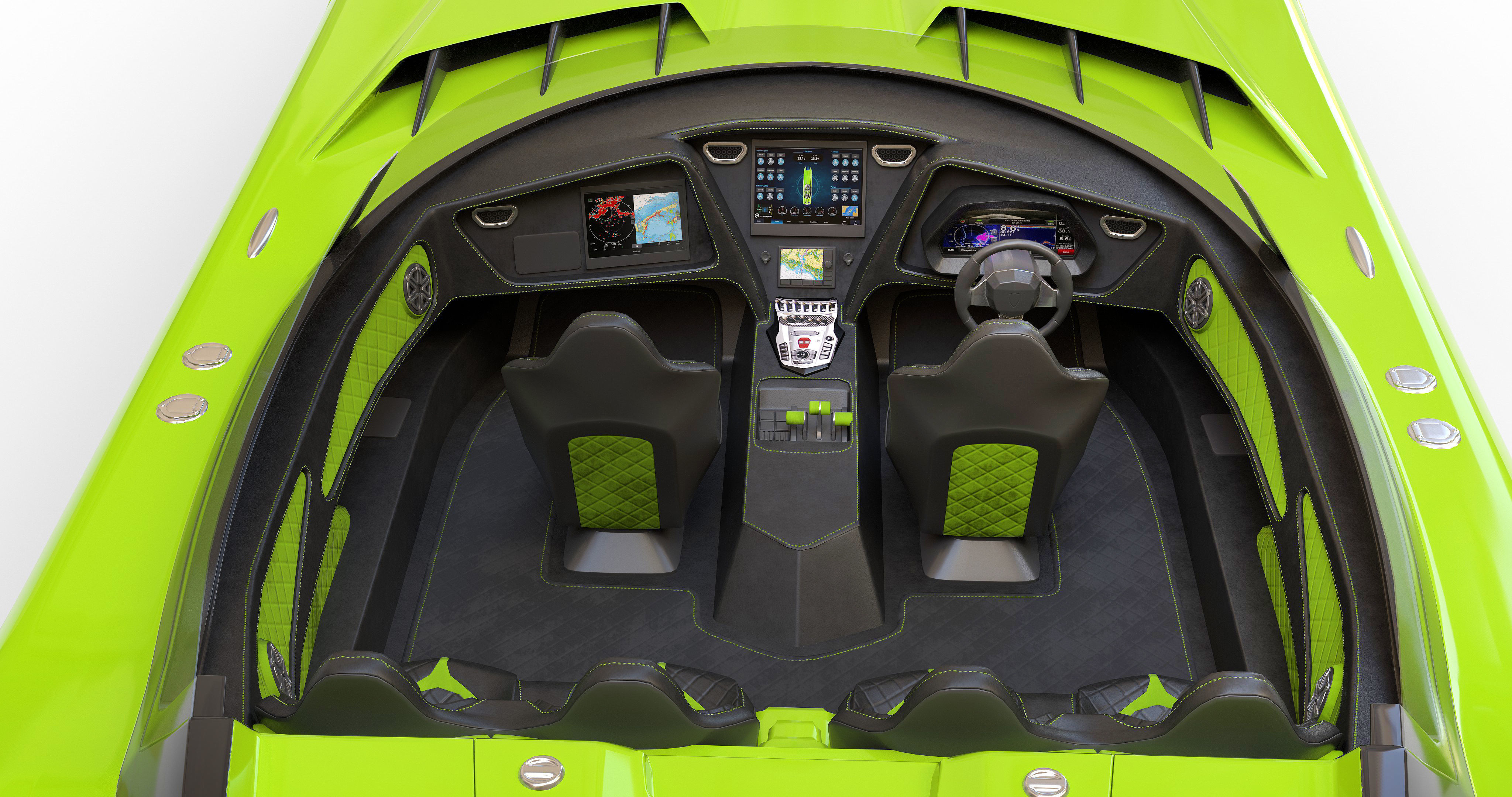 Superveloce speedboat 3D model_5