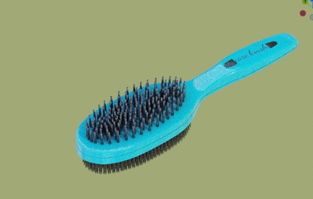 Pet Grooming Brush Low-poly 3D model_6