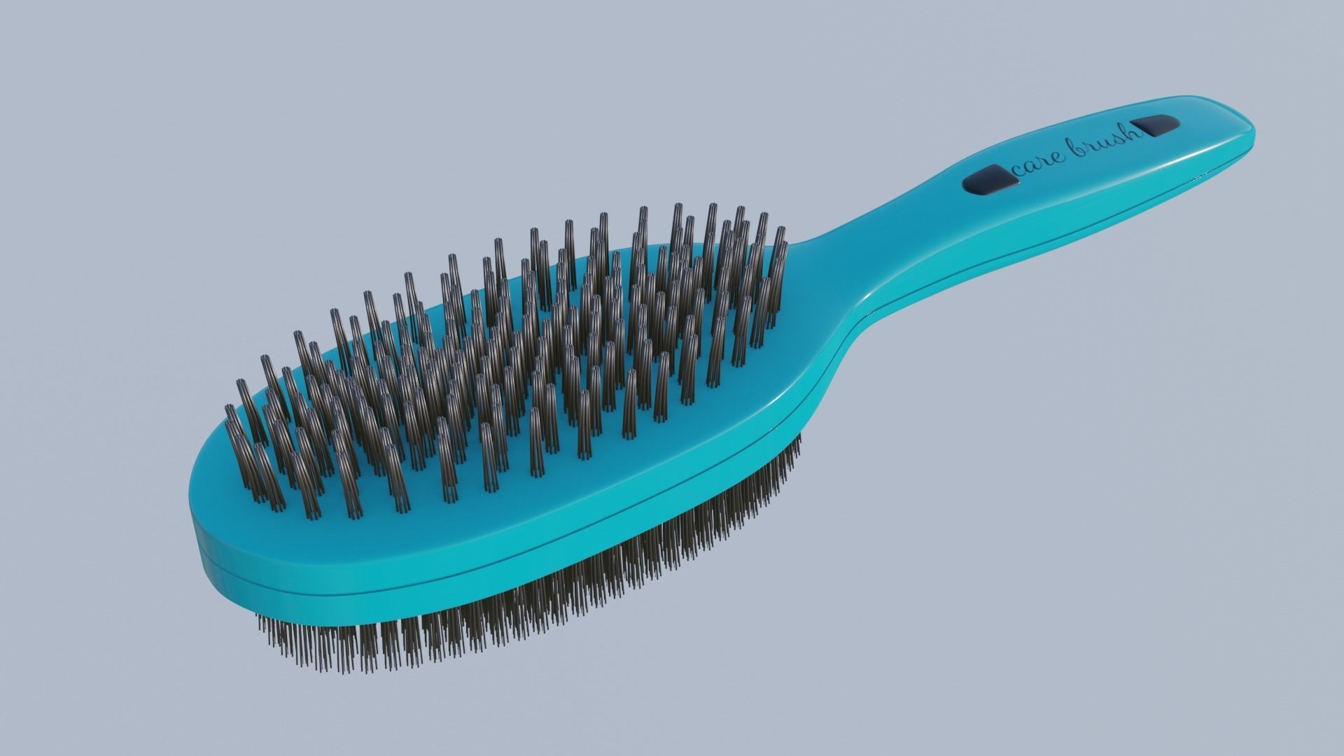 Pet Grooming Brush Low-poly 3D model_1