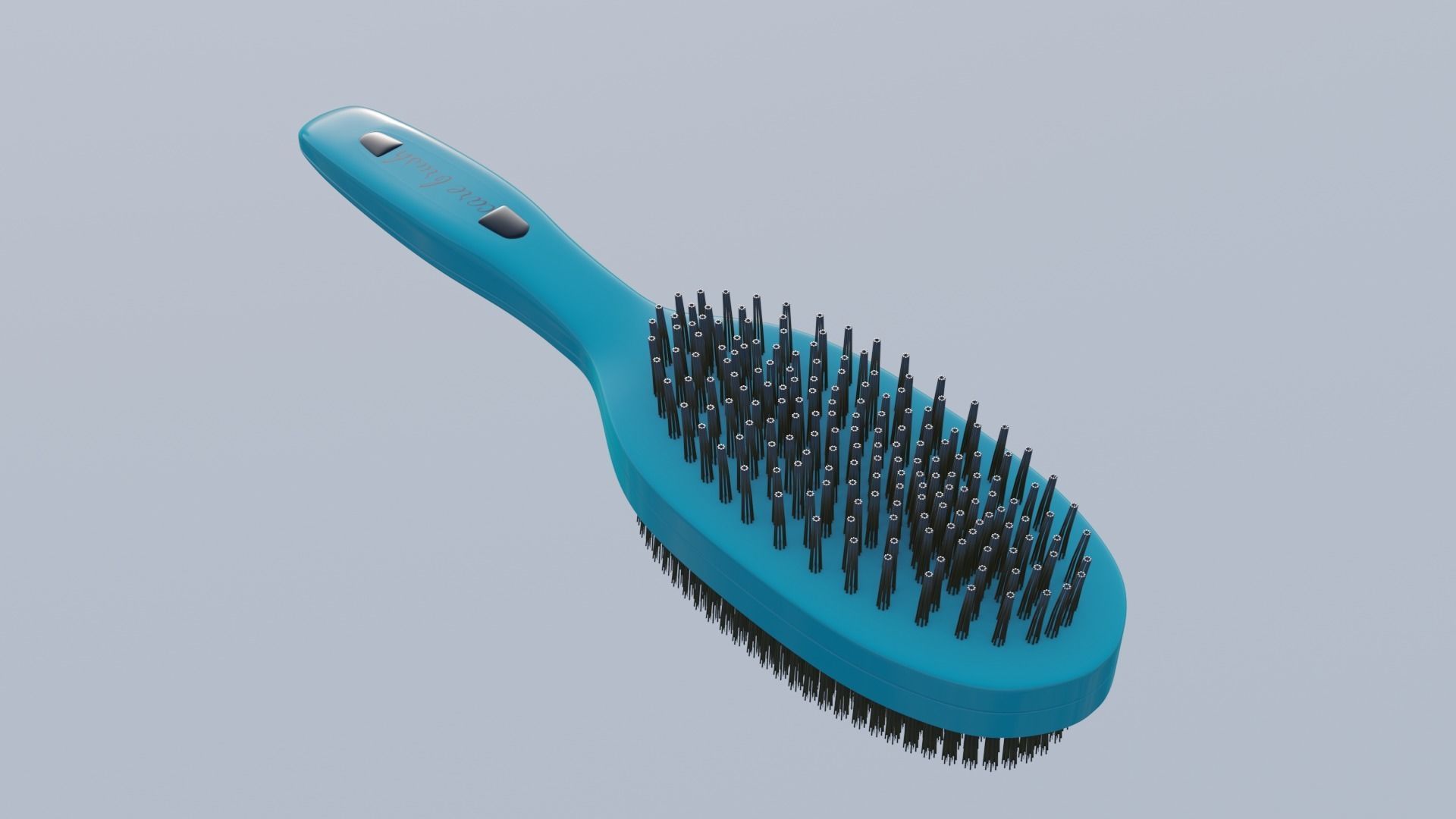 Pet Grooming Brush Low-poly 3D model_3