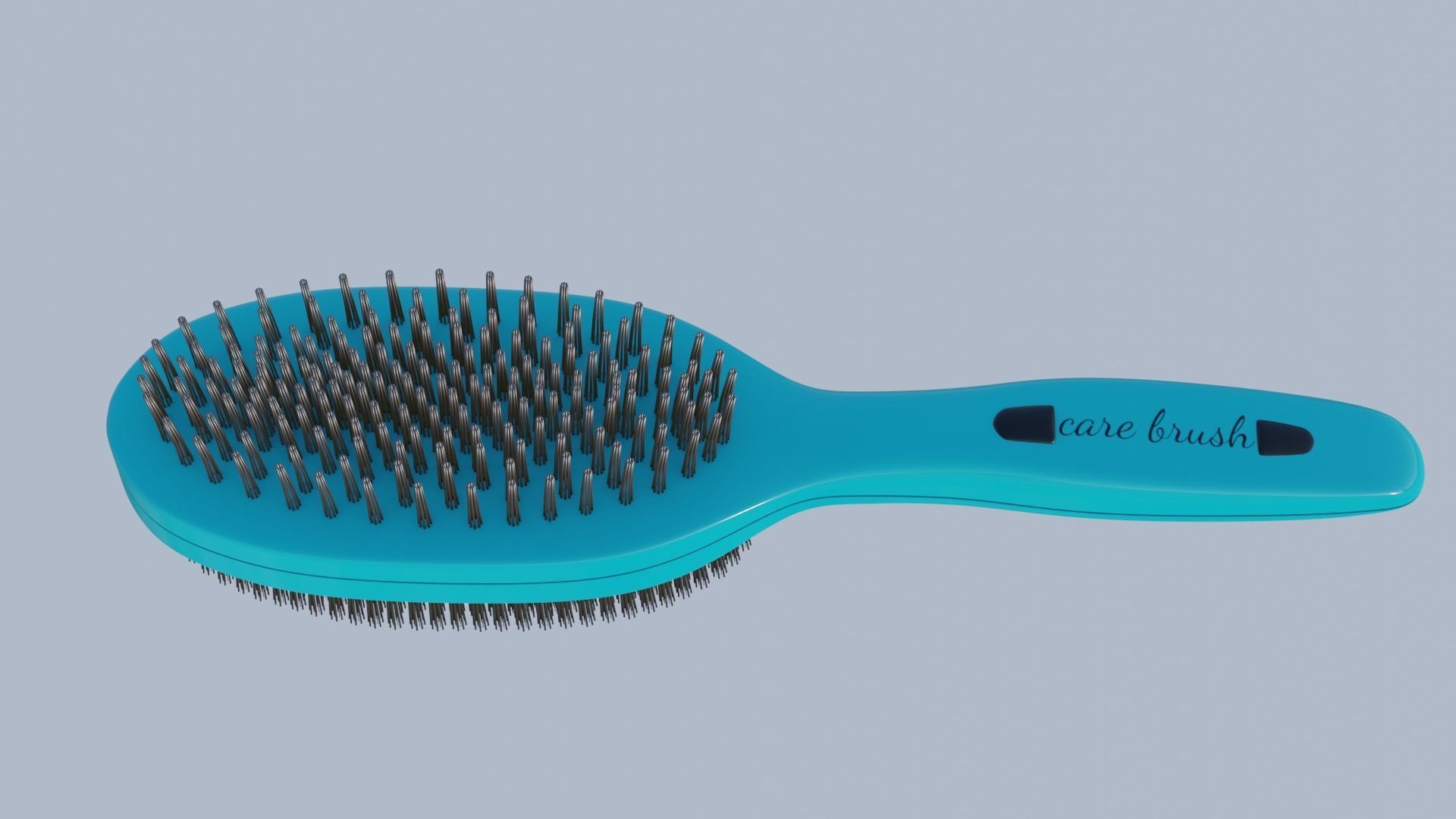 Pet Grooming Brush Low-poly 3D model_5