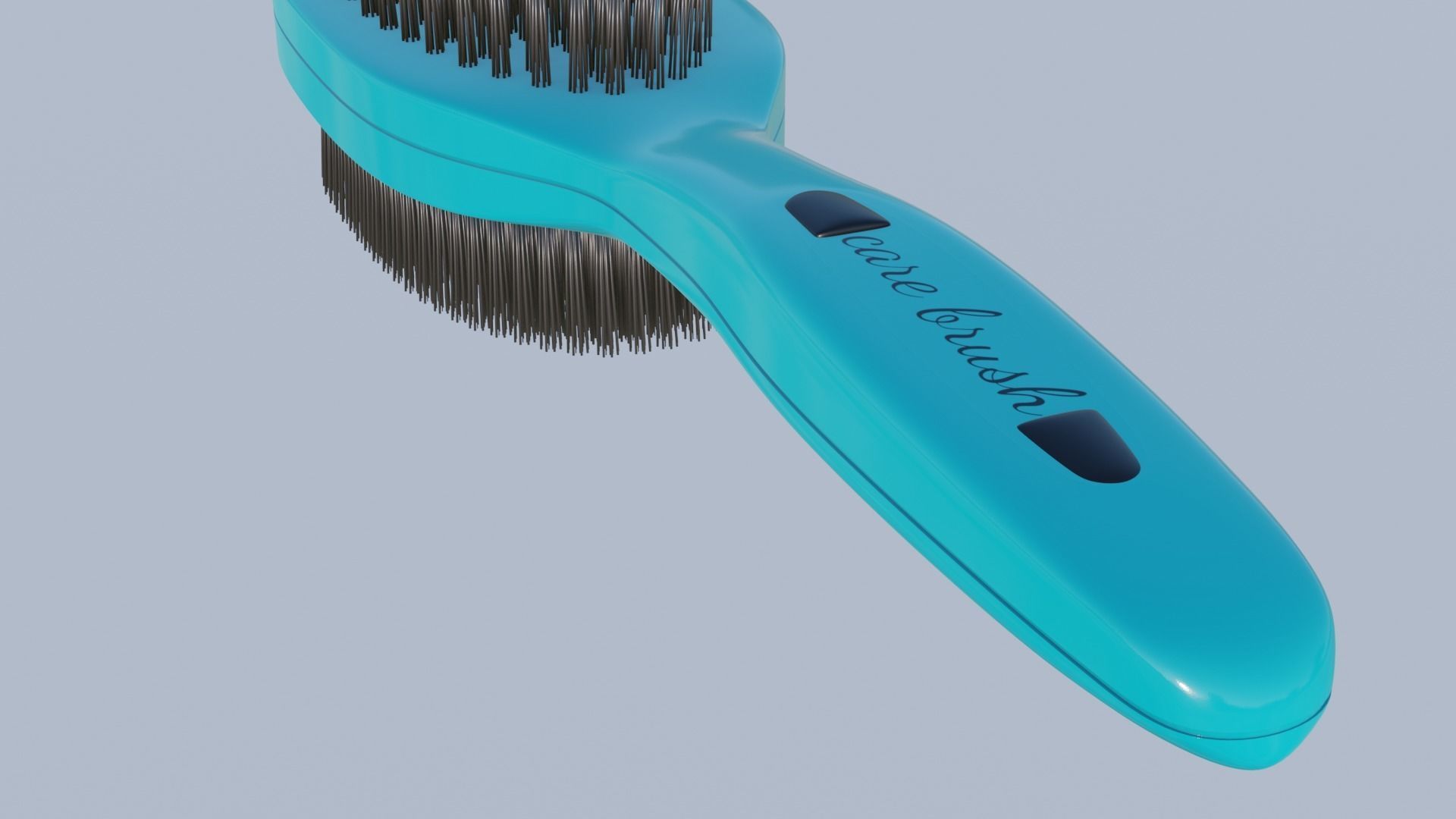 Pet Grooming Brush Low-poly 3D model_4