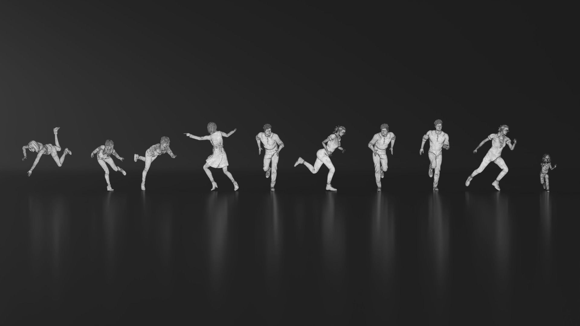 HD People 24 Jump 3D print model_20