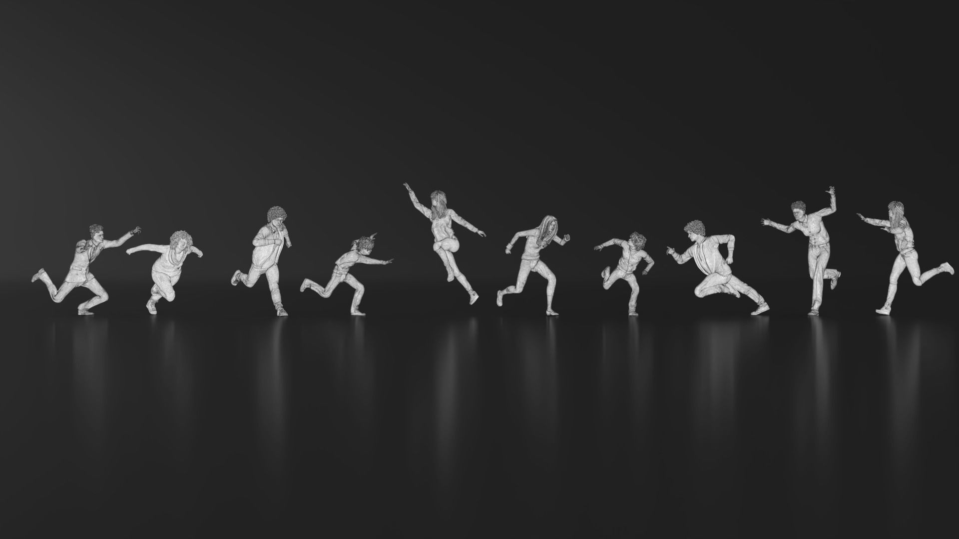 HD People 24 Jump 3D print model_18