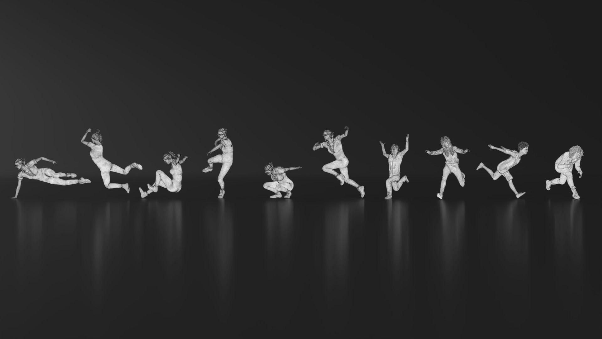 HD People 24 Jump 3D print model_17