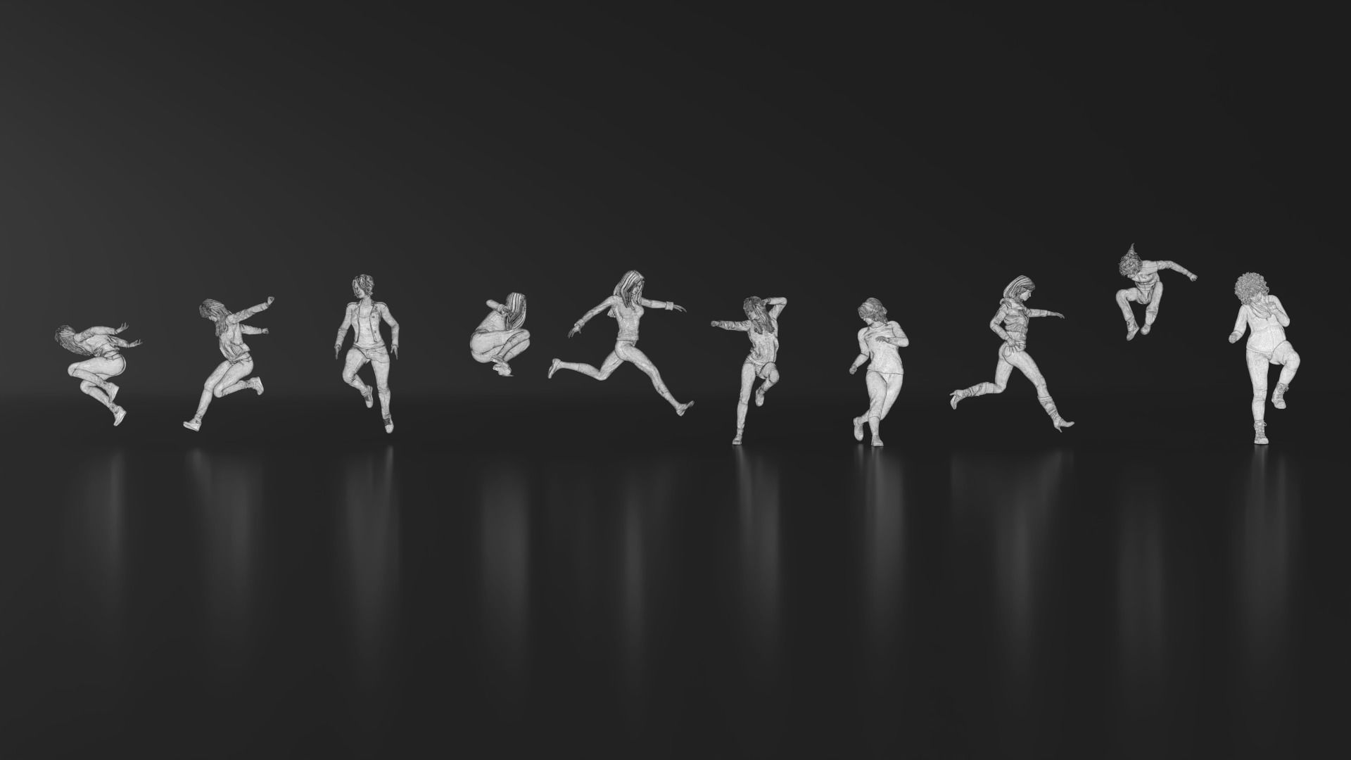 HD People 24 Jump 3D print model_13