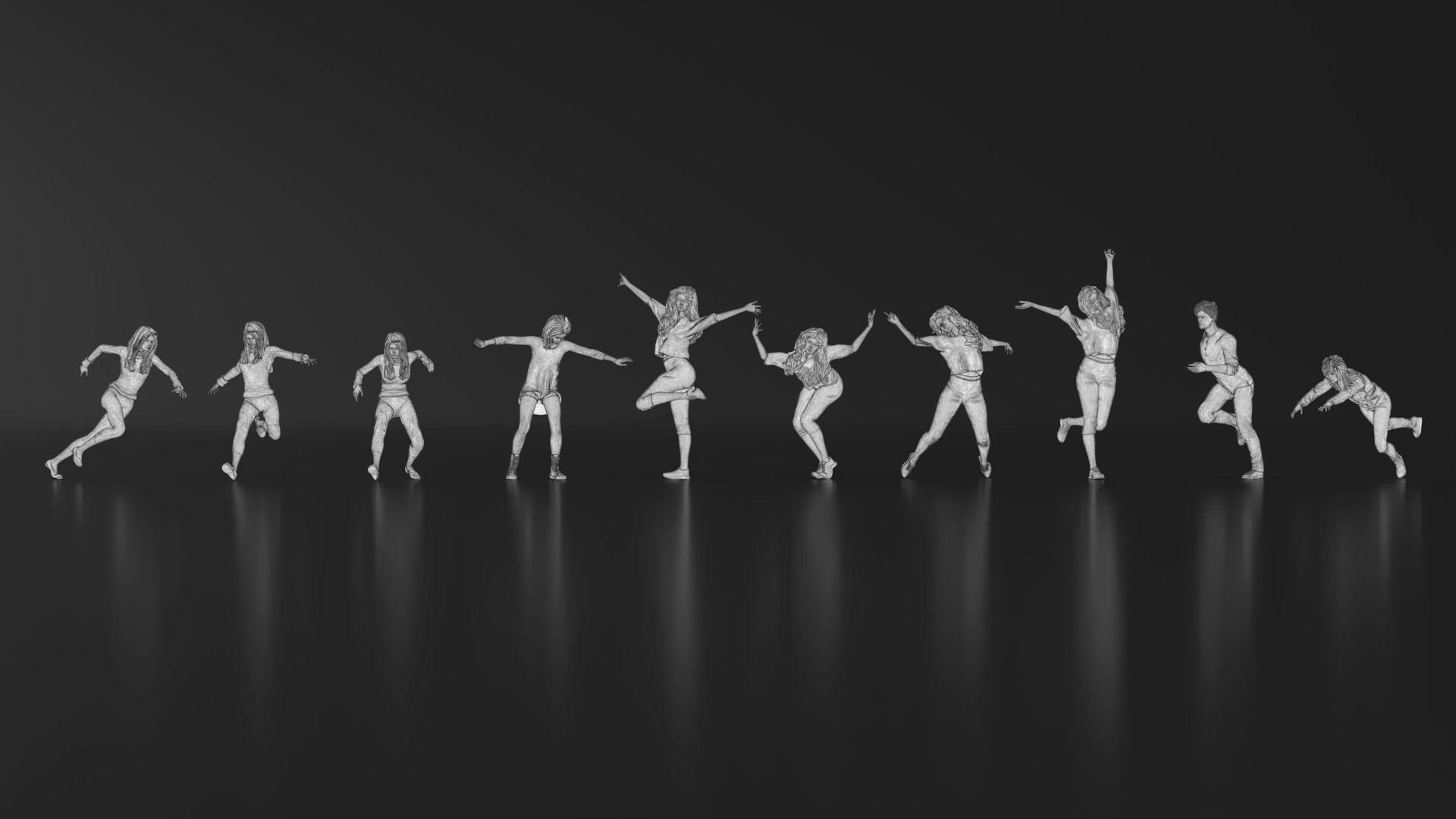 HD People 24 Jump 3D print model_19