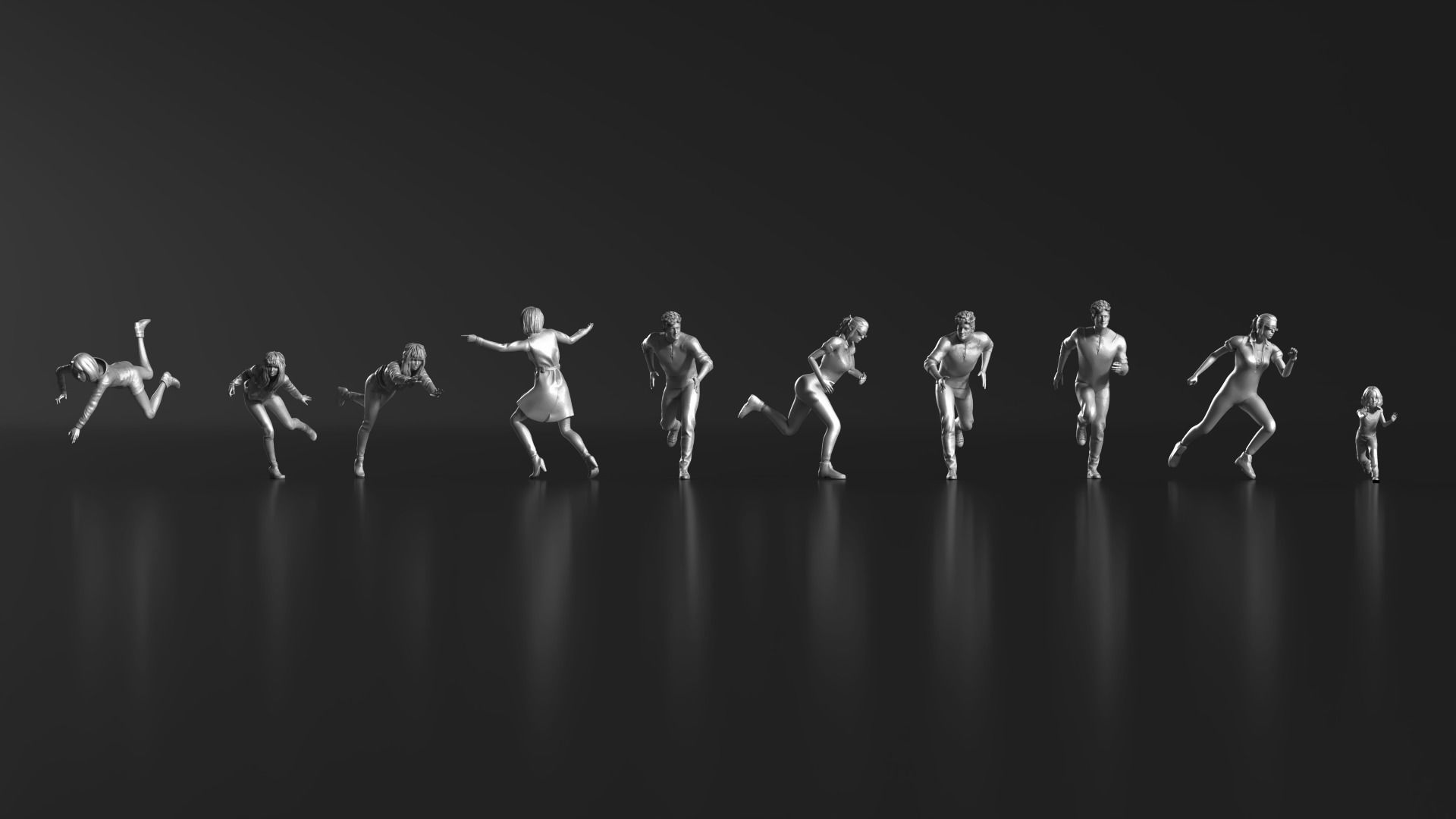 HD People 24 Jump 3D print model_10