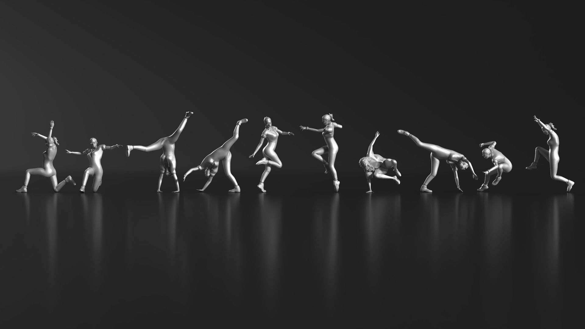 HD People 24 Jump 3D print model_6