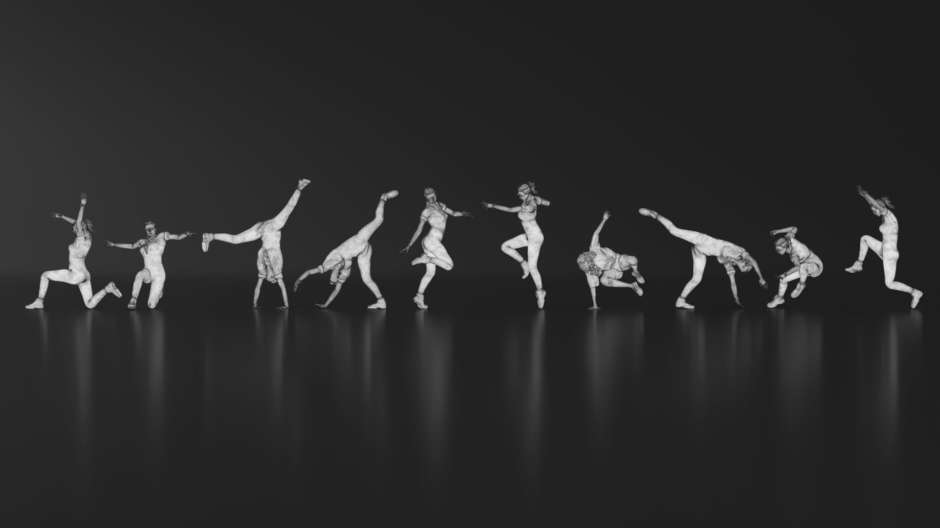 HD People 24 Jump 3D print model_16