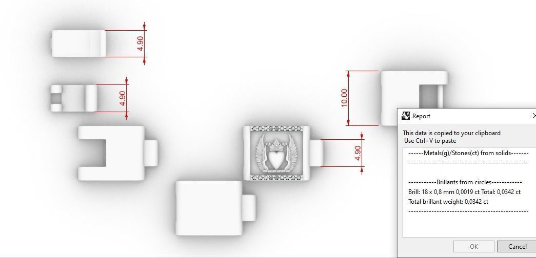 MEN CREST BRACELET 3D print model_2