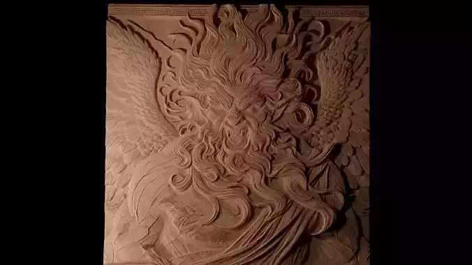 Fury CNC 3d Print High Relief Sand Casting