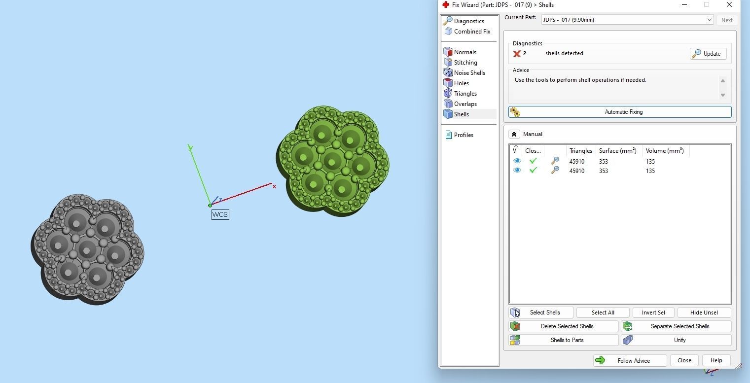 Custom Round Cluster Diamond Studs - Unisex Earrings 10mm 3D print model_16