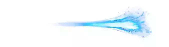 Thruster flame Low-poly 3D model