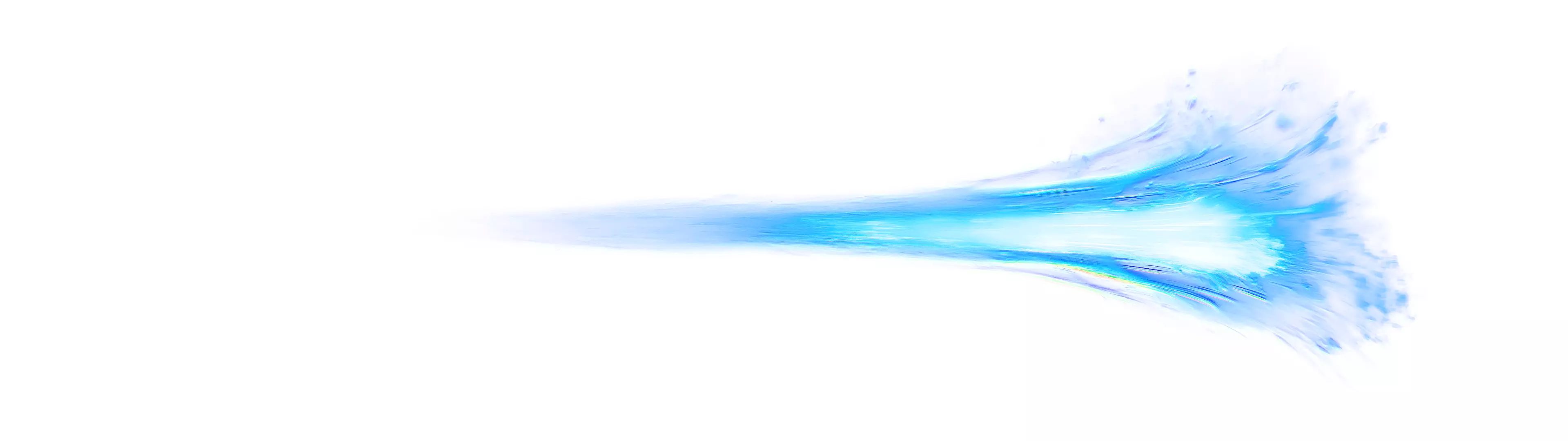 Thruster flame Low-poly 3D model_0