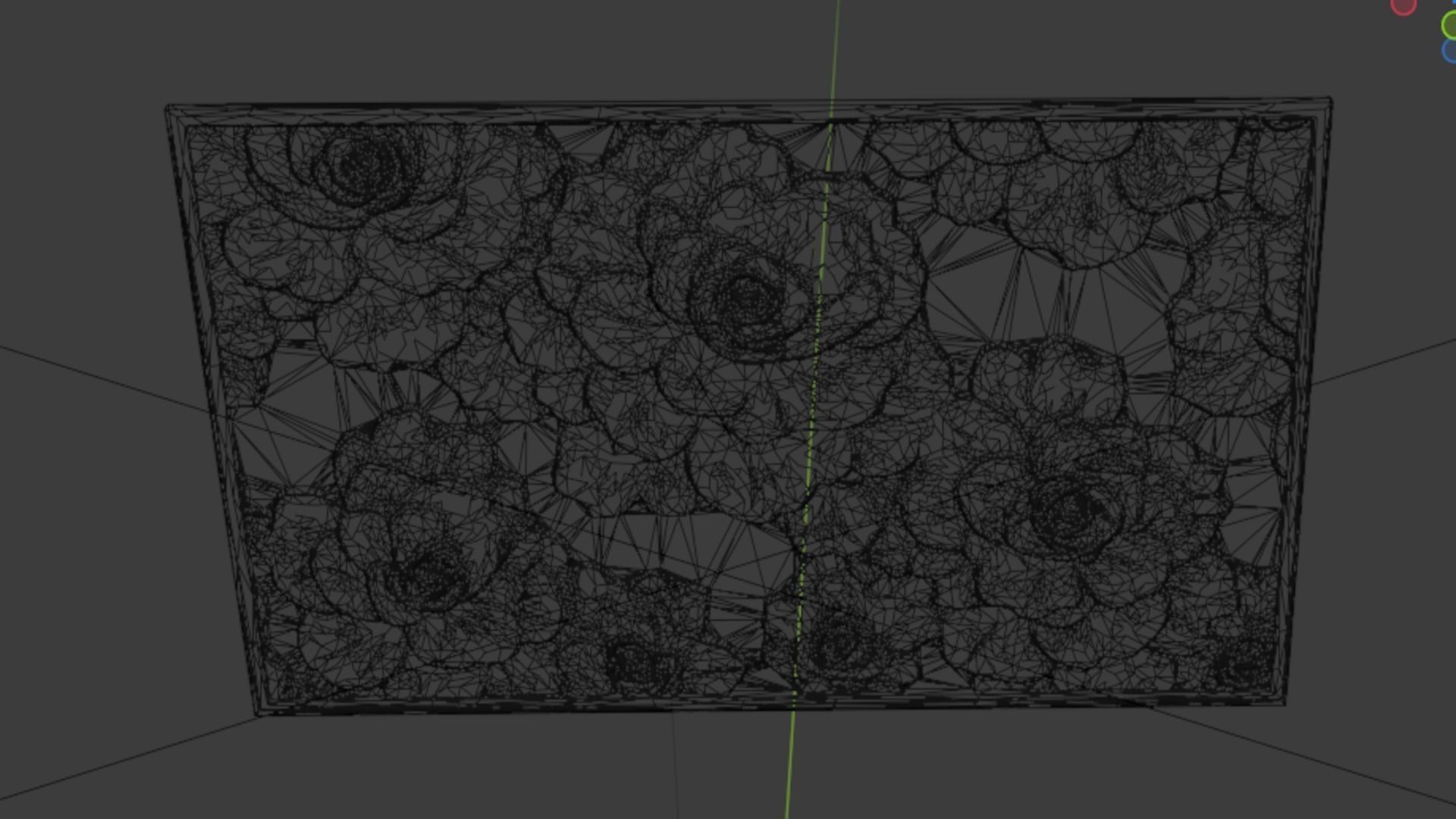 modern panel wall decor set relief stl mural CNC 303 3D model_4