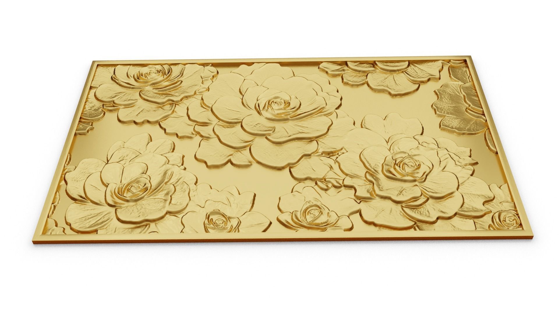 modern panel wall decor set relief stl mural CNC 303 3D model_3