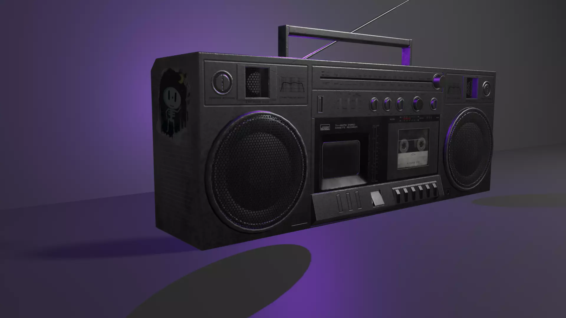 Radio 3D model_0