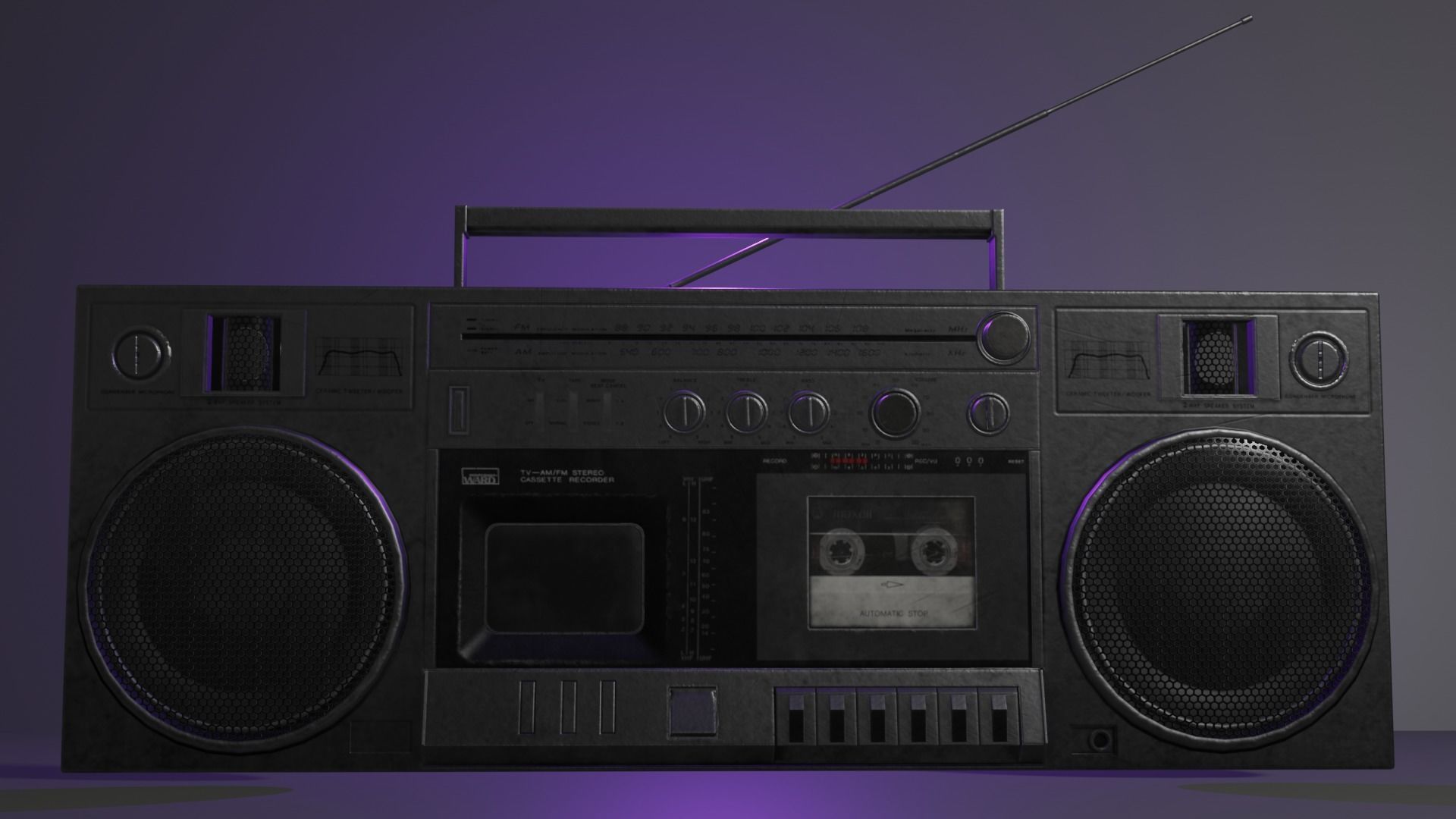 Radio 3D model_1