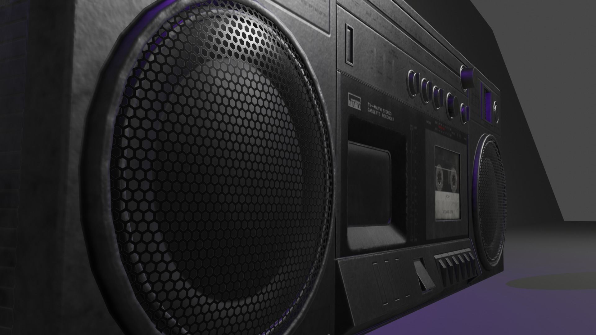 Radio 3D model_3