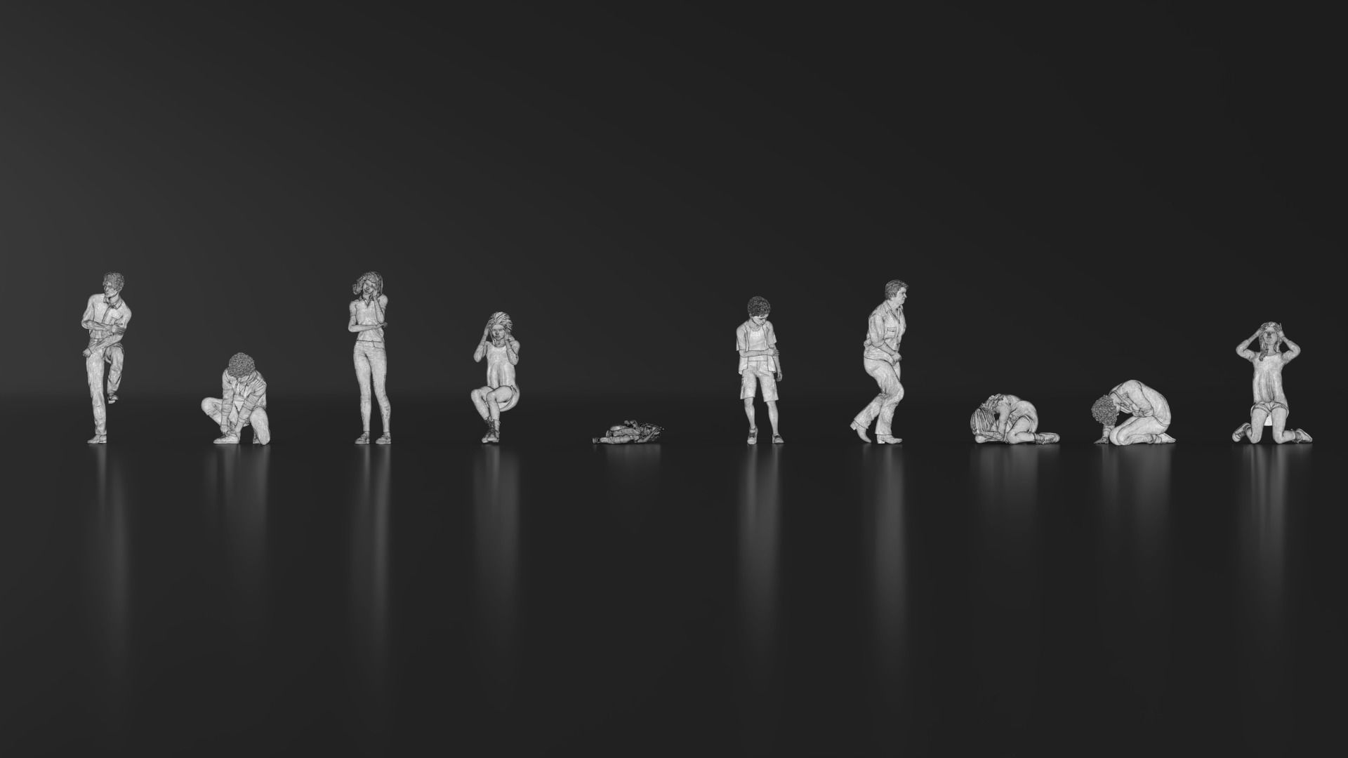 HD People 25 Injured 3D print model_14