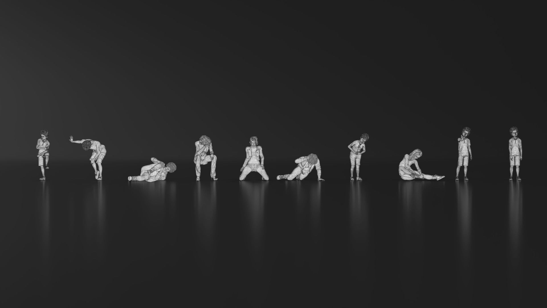 HD People 25 Injured 3D print model_15