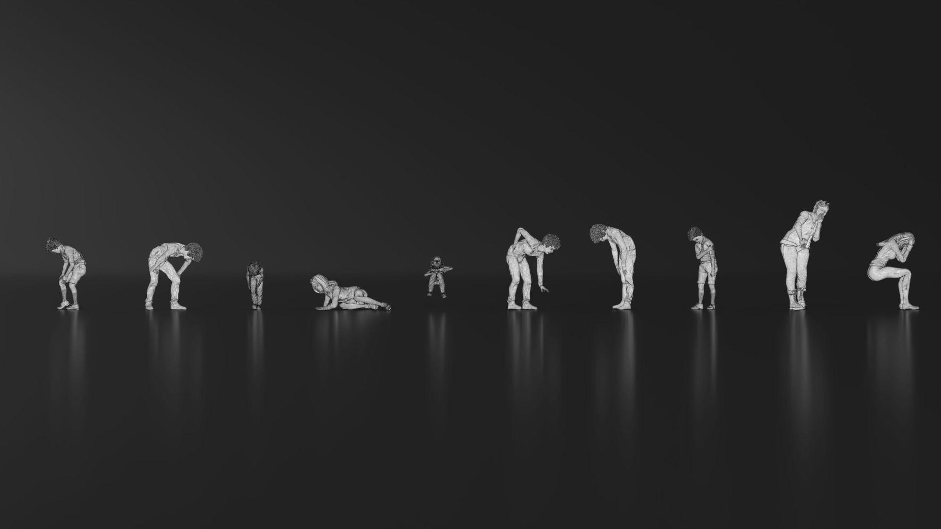 HD People 25 Injured 3D print model_11