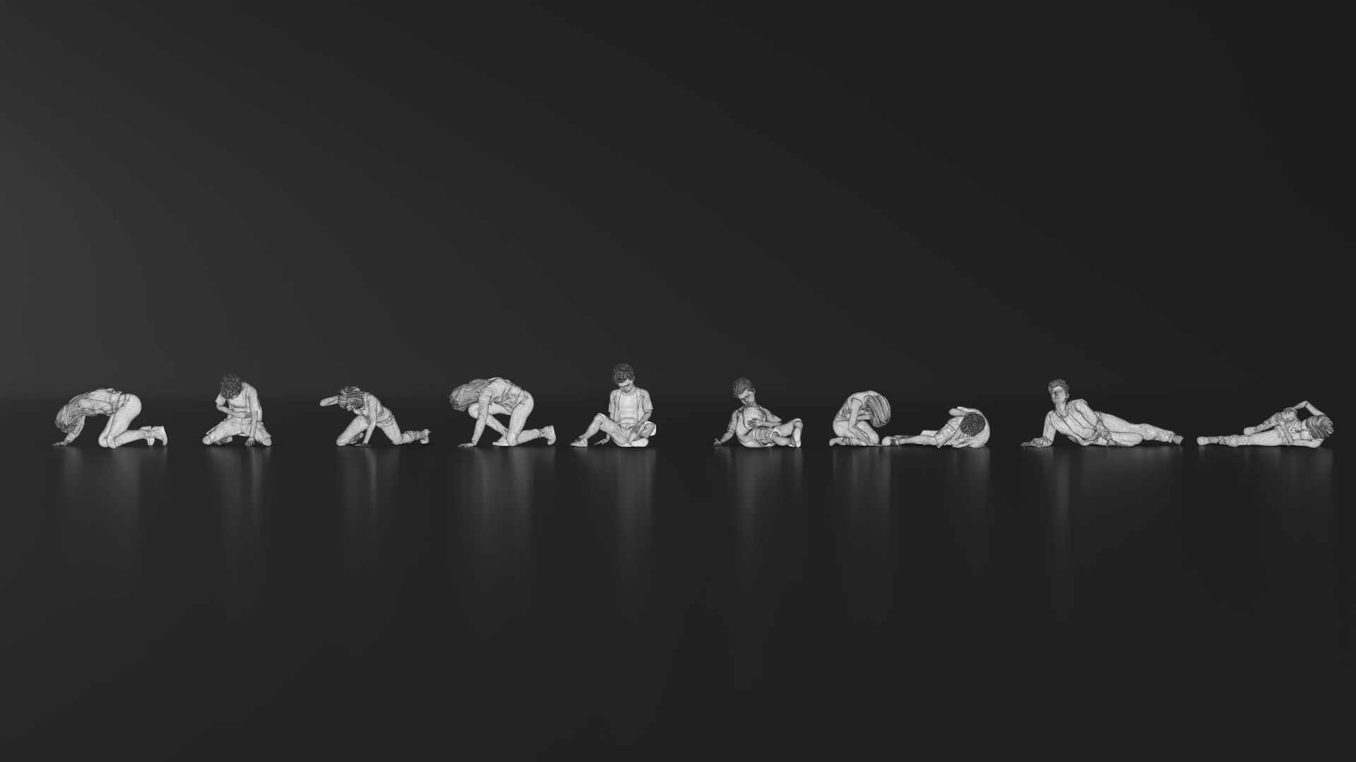 HD People 25 Injured 3D print model_17