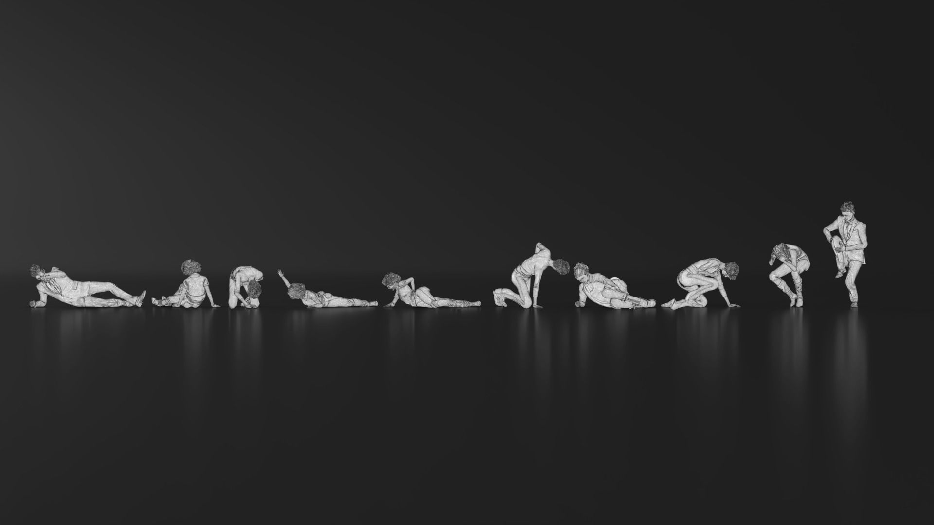 HD People 25 Injured 3D print model_19