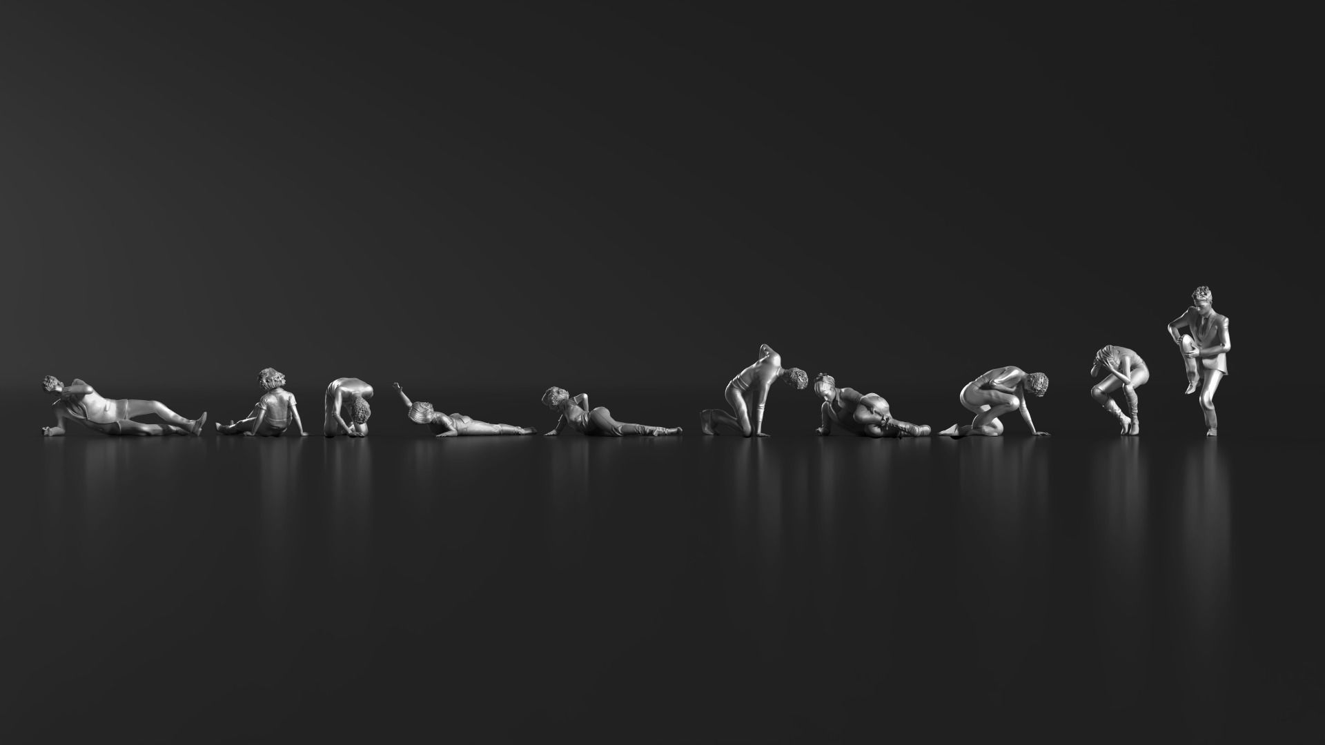 HD People 25 Injured 3D print model_9