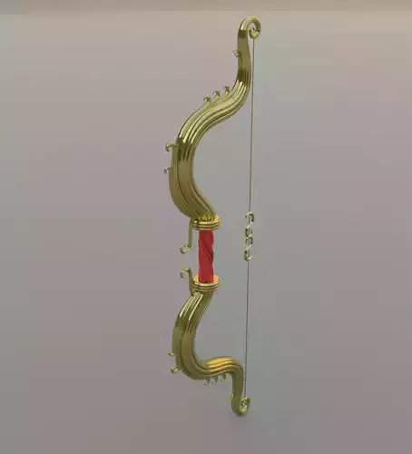 Ornament bow 3D model for game 3D model Ornament bow 3D model for game 3D model