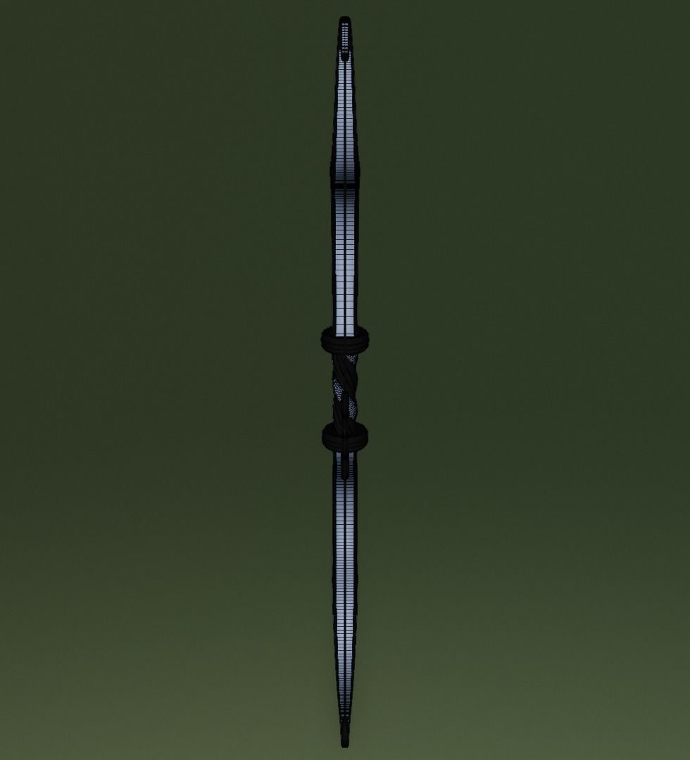 Ornament bow 3D model for game 3D model_15