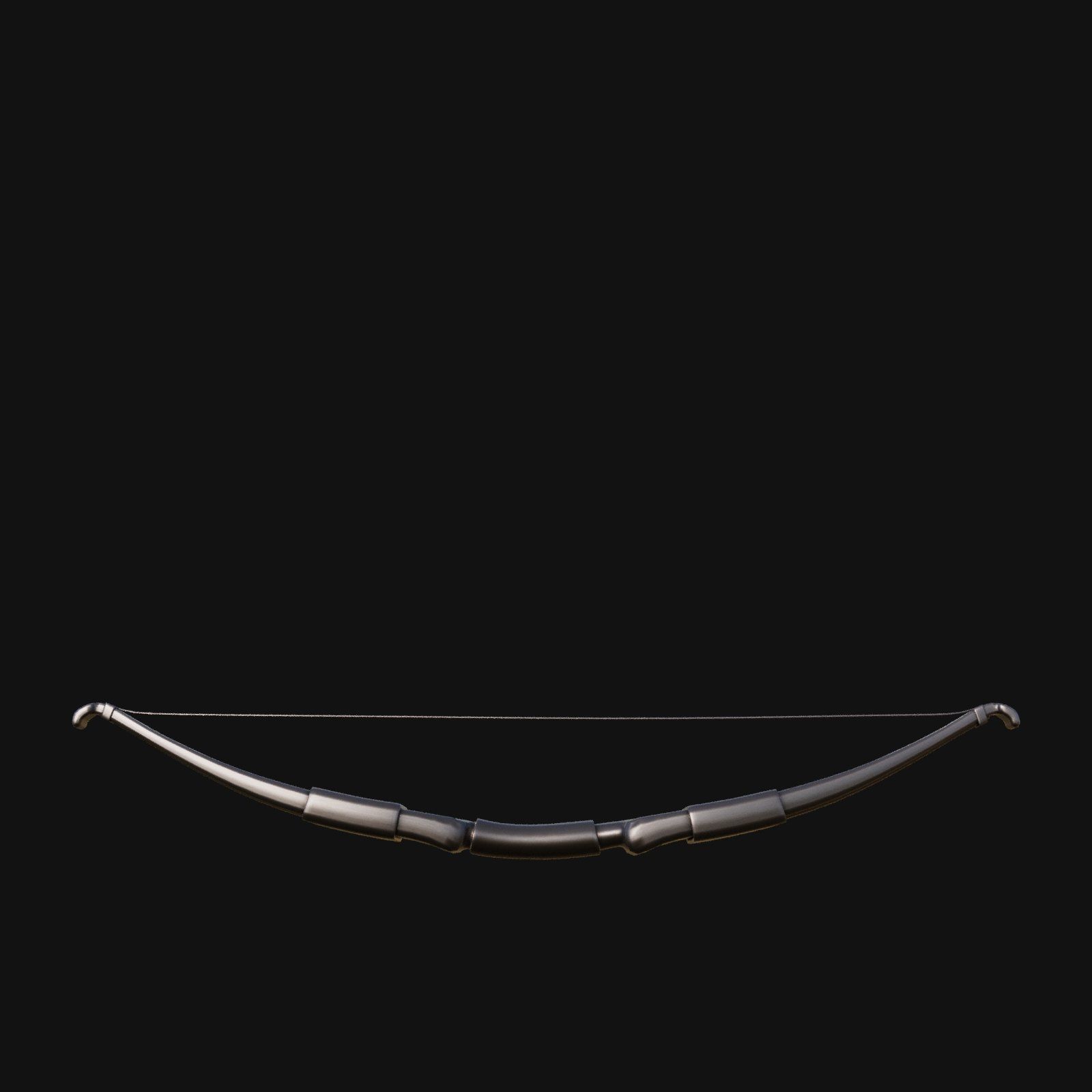 Grimdark Nightshade Bow of Shadowy Intrigue 3D model_8