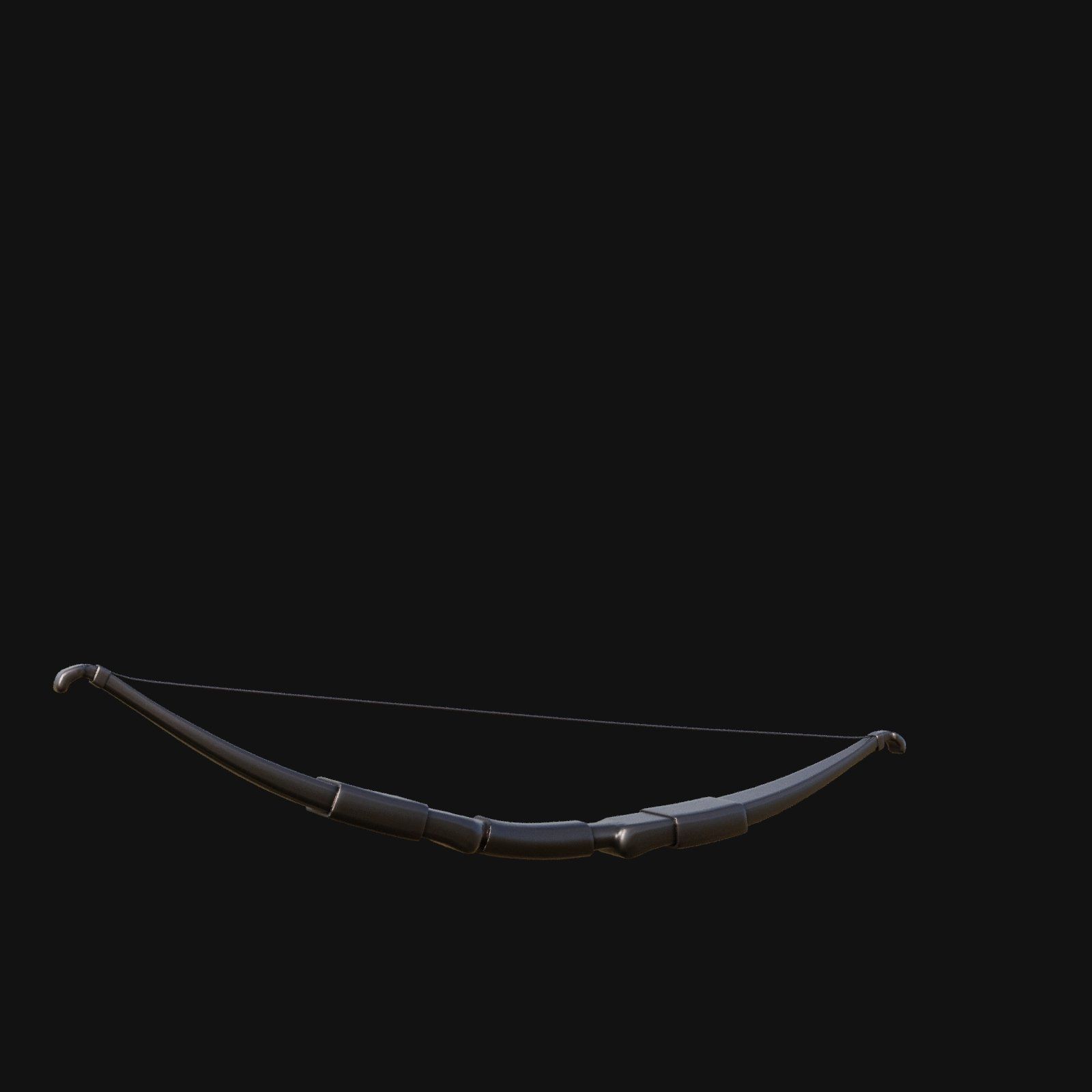 Grimdark Nightshade Bow of Shadowy Intrigue 3D model_7