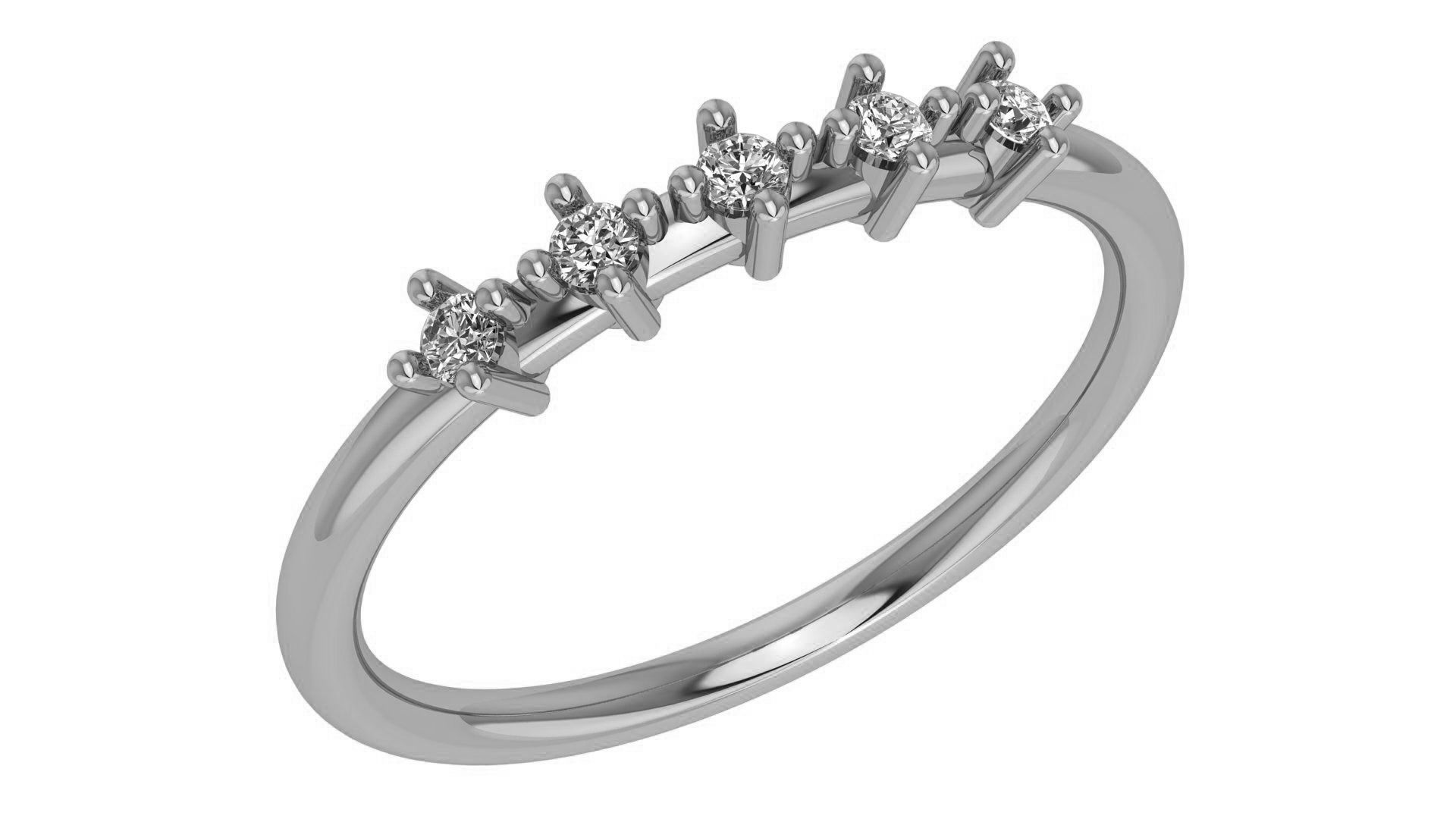 Light wt minimalist Ring 3dm stl renders 3D print model_2