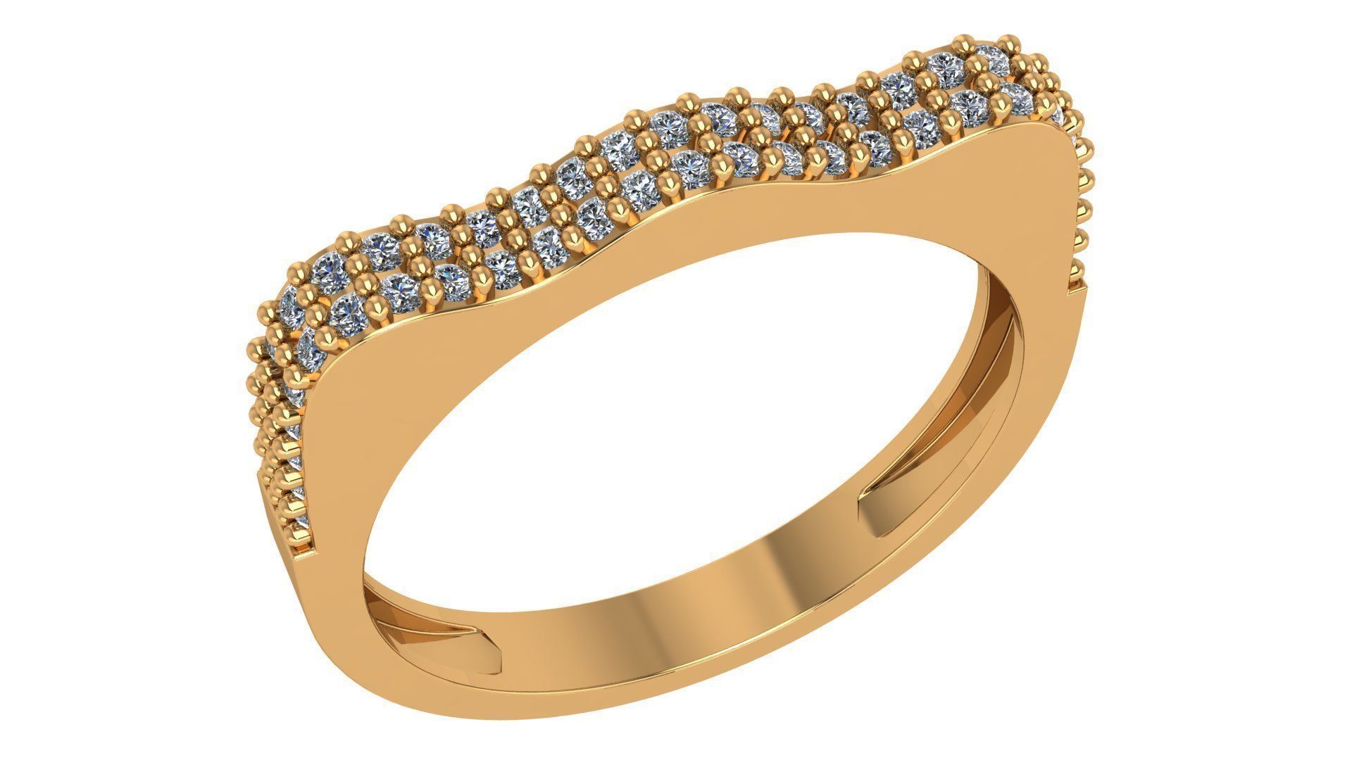 Band Ring renders 3dm stl details 3D print model_1