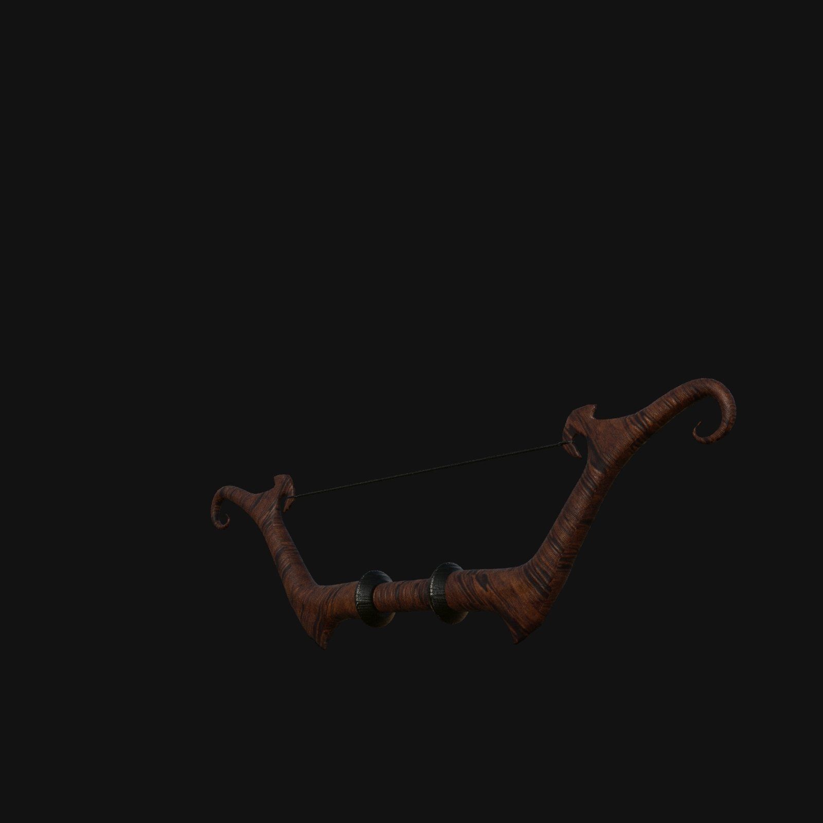 Cursed Shadowfang Bow of Eternal Darkness 3D model_4