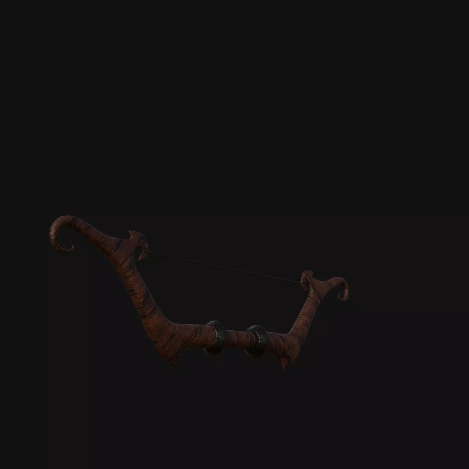 Cursed Shadowfang Bow of Eternal Darkness 3D model_0