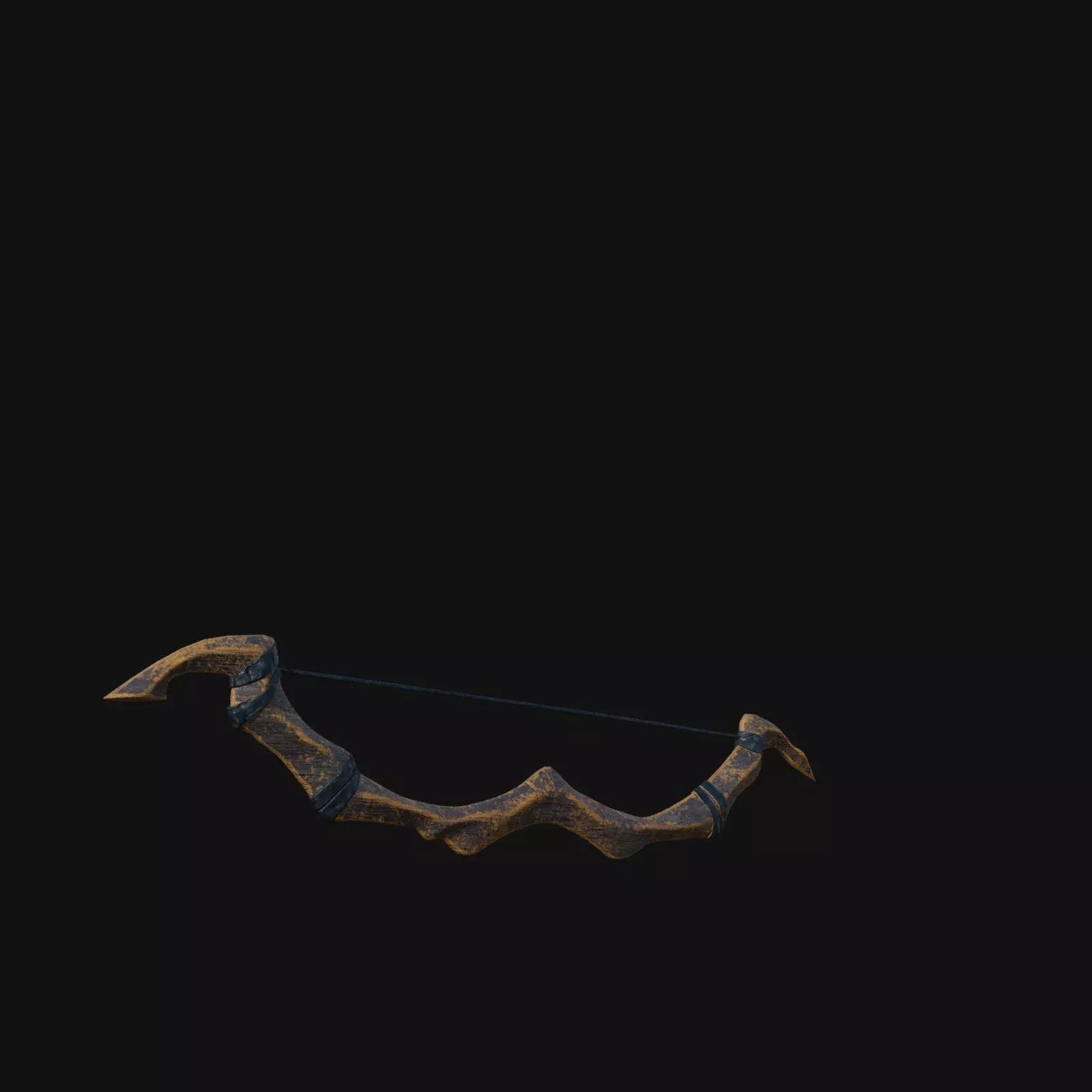 Brimstone Hellfire Bow of Infernal Wrath 3D model_0