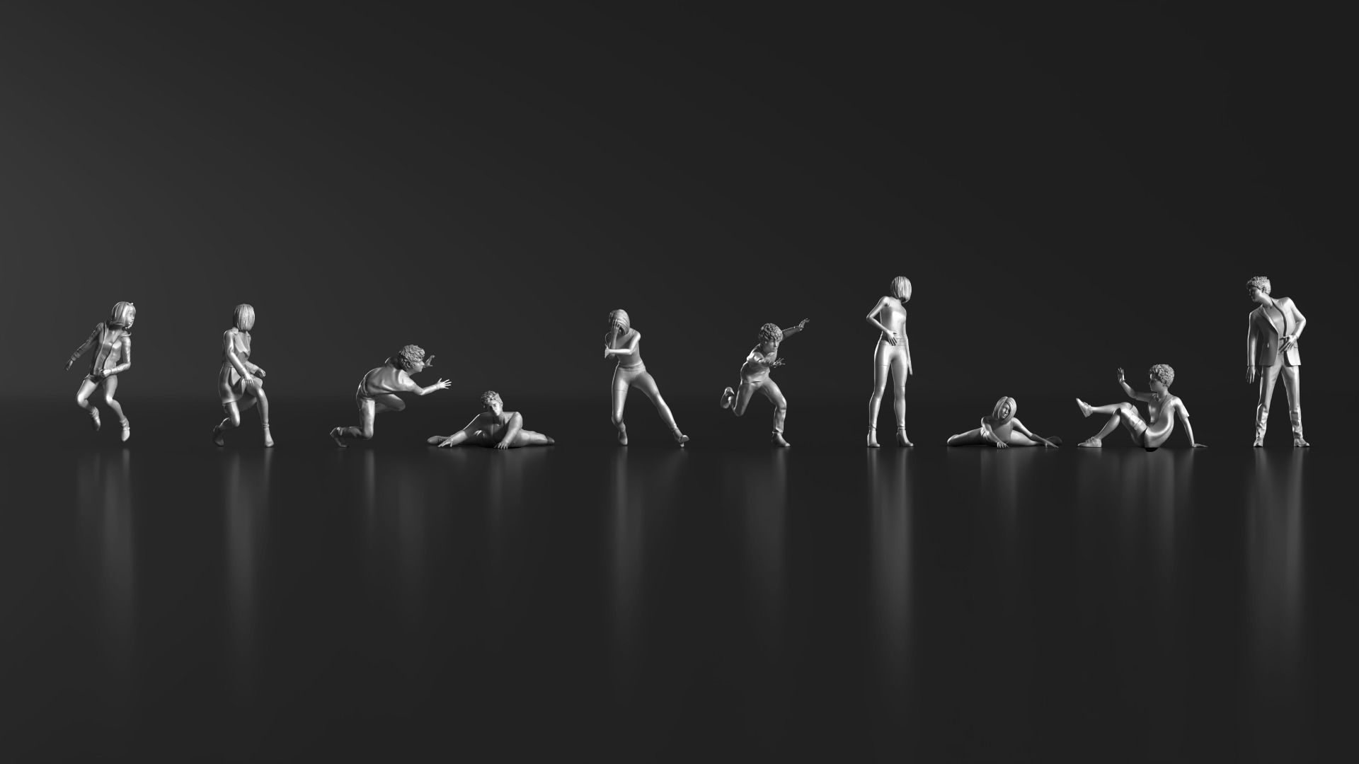 HD People 26 Escape 3D print model_1