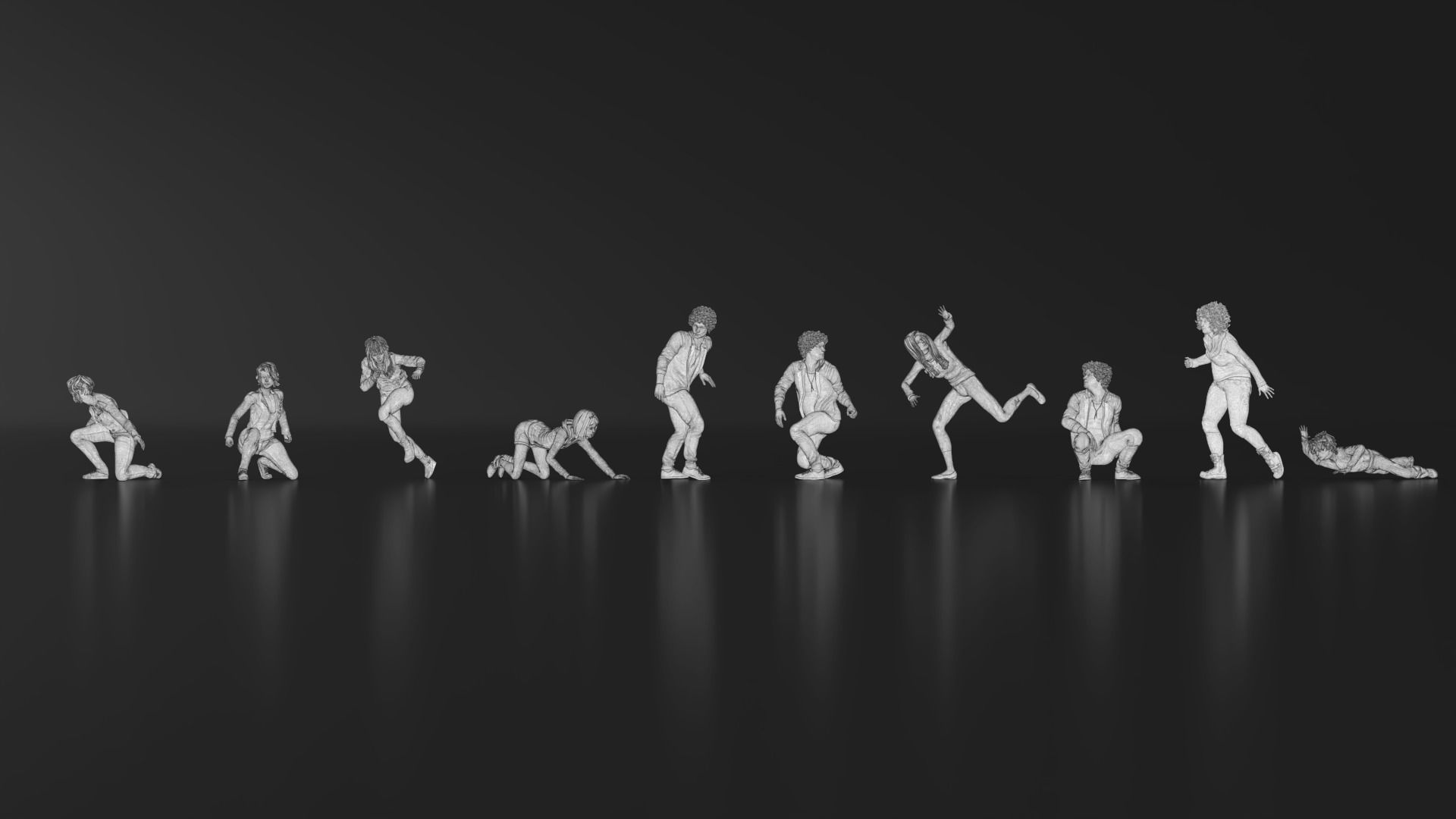 HD People 26 Escape 3D print model_13